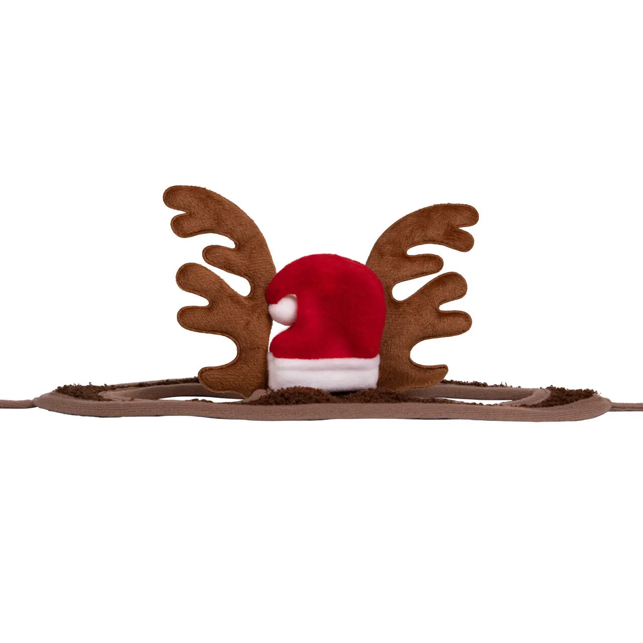 Cappello di Natale con corna per cavalli QHP