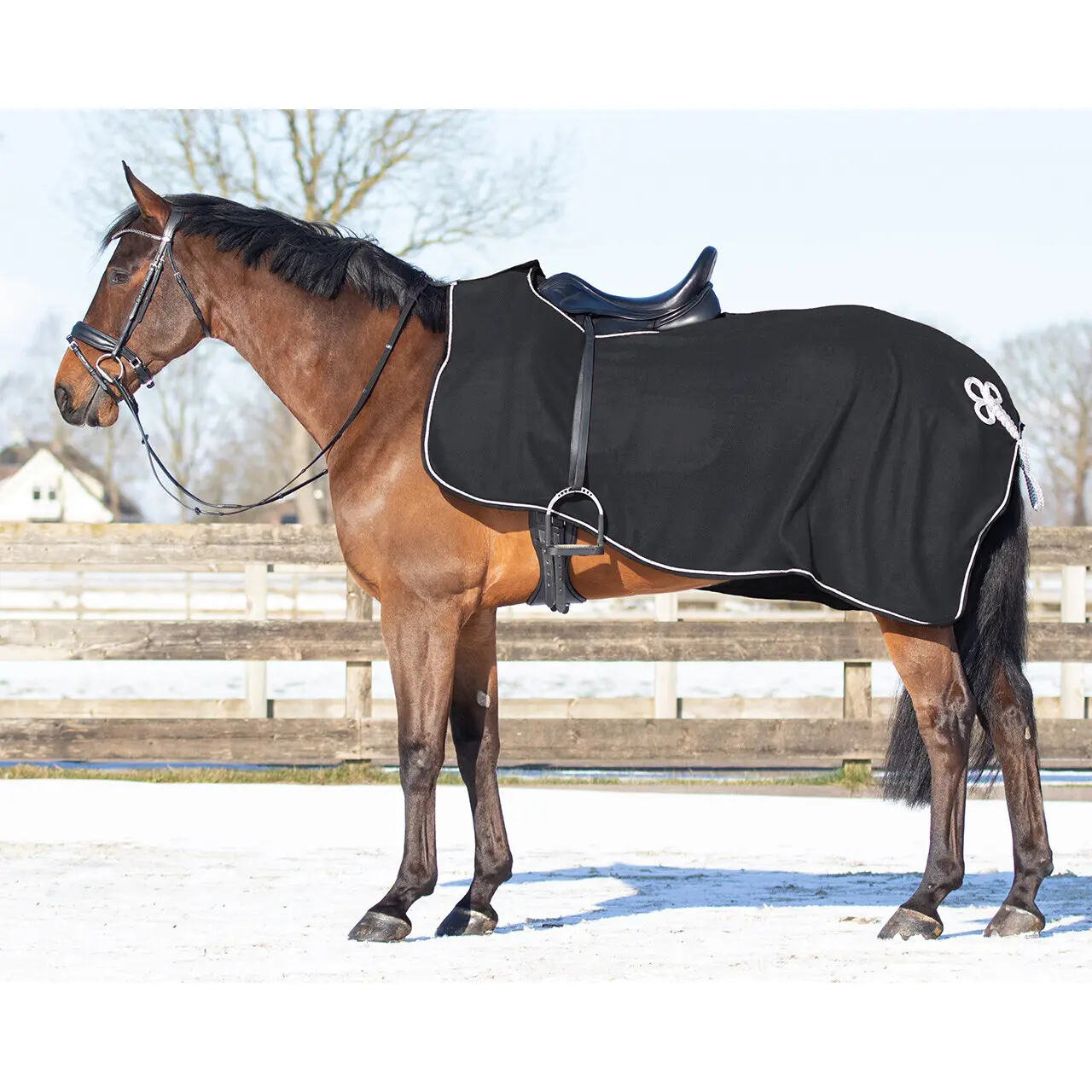 Coprireni per cavalli in pile QHP Ornament