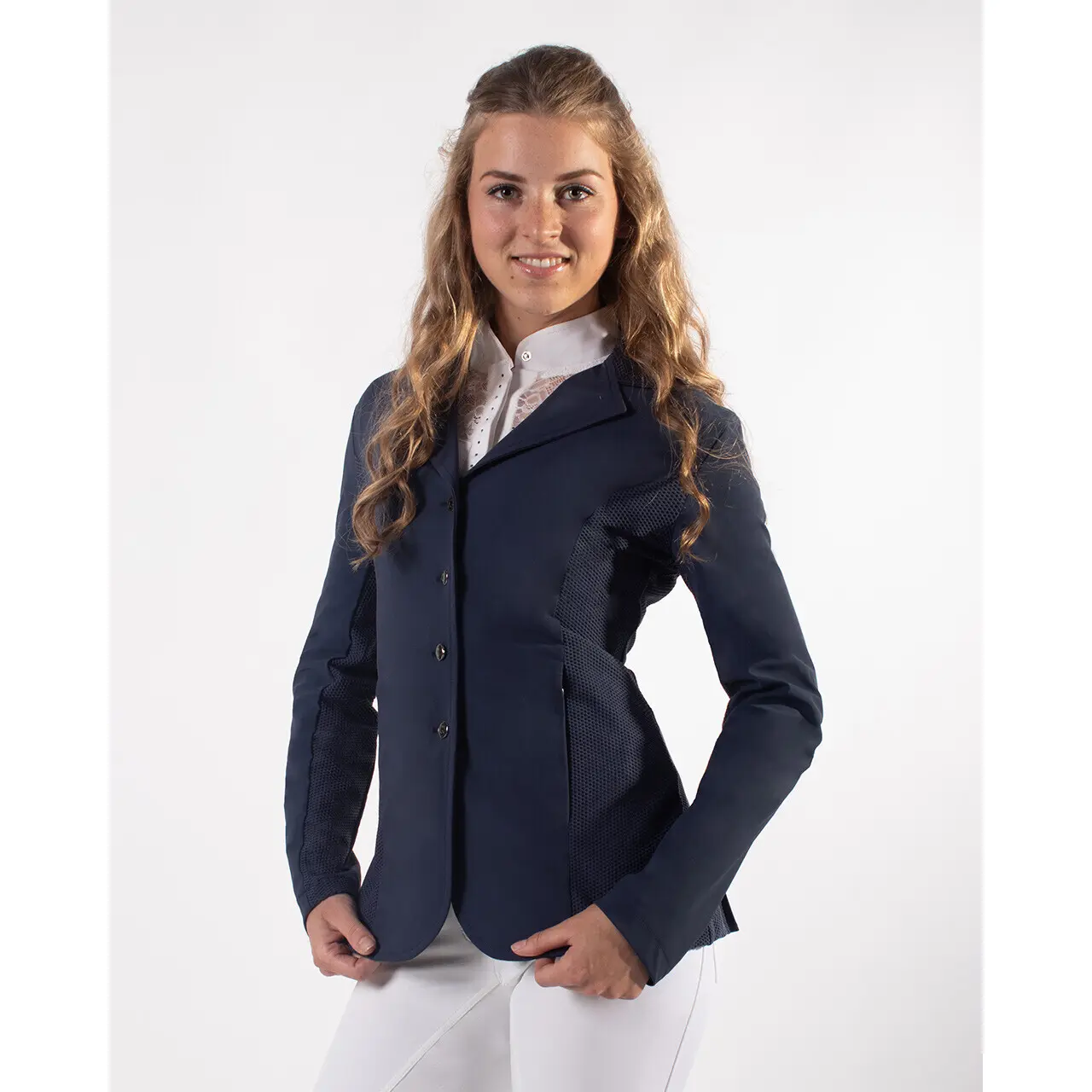 Giacca da equitazione da competizione da donna QHP Novèn