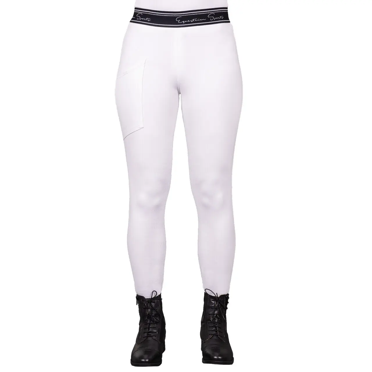 Leggings da equitazione per ragazza QHP Eden