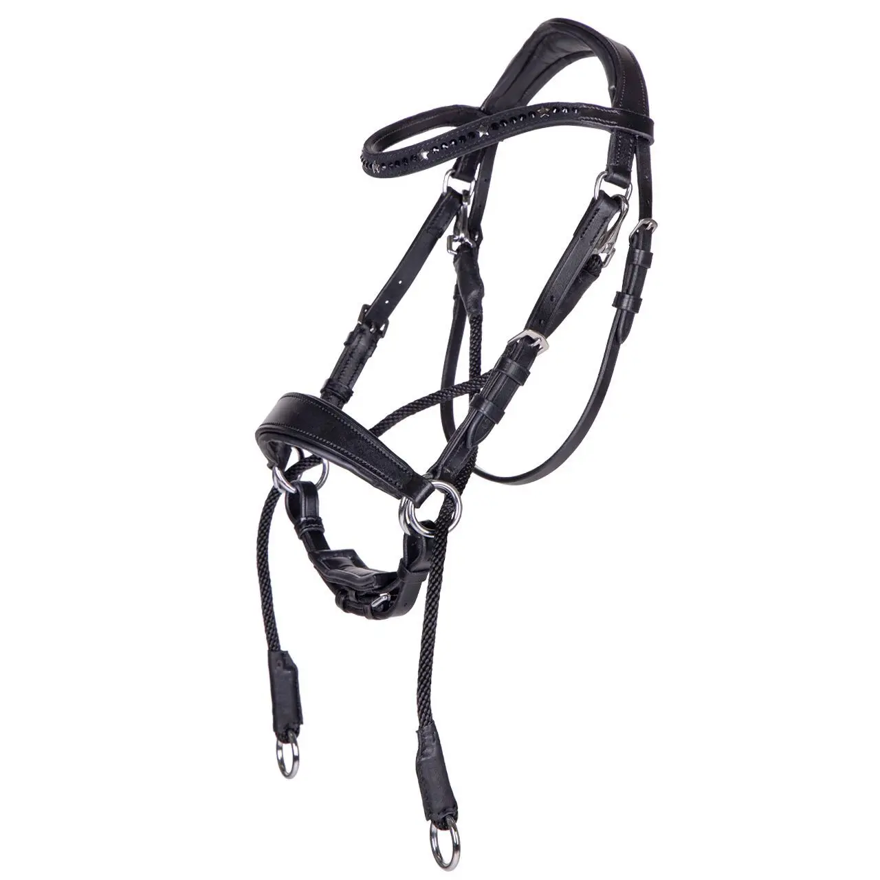 Bitless bridle for horses QHP Thunderbolt