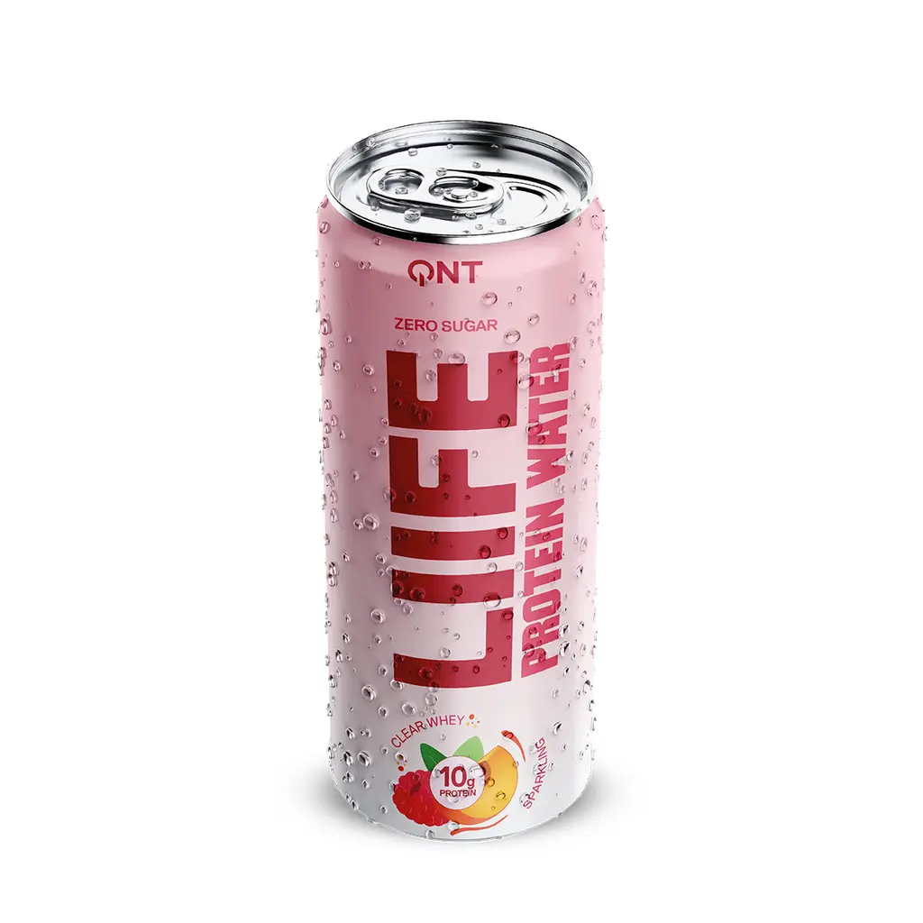 Boisson énergétique Raspberry Peach QNT