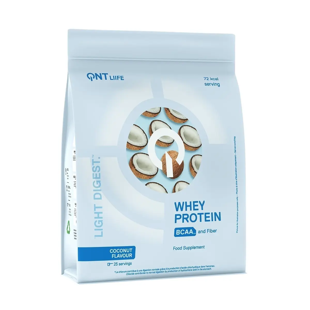 Eiwitvoeding QNT Light Digest Whey Protein - Coconut