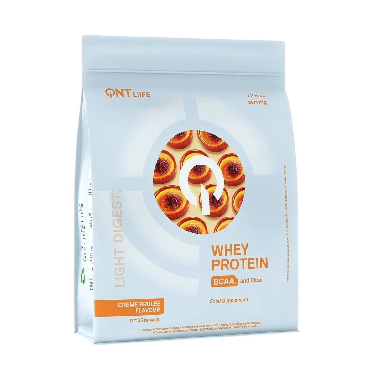 Nutrición proteica QNT Light Digest Whey Protein - Crème brûlée