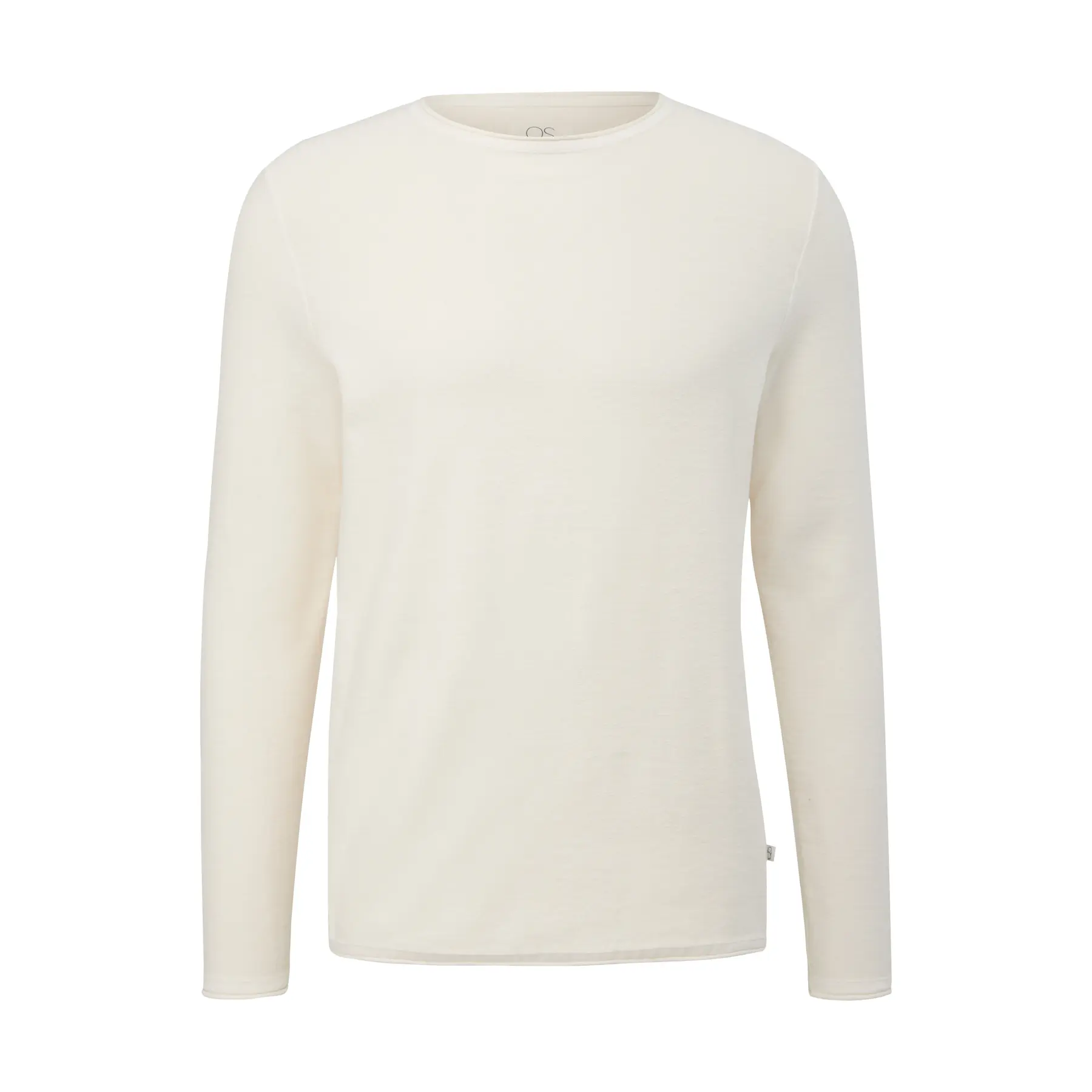 Maglione a maniche lunghe in tessuto a compressione fitted QS