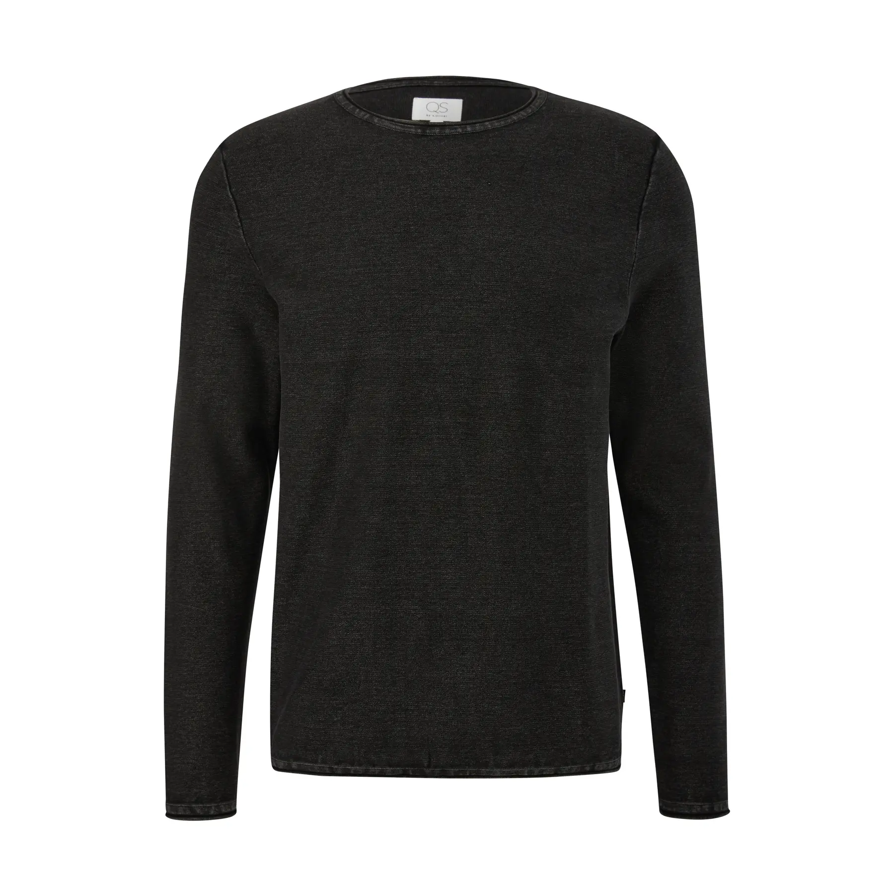 Maglione a maniche lunghe in tessuto a compressione fitted QS