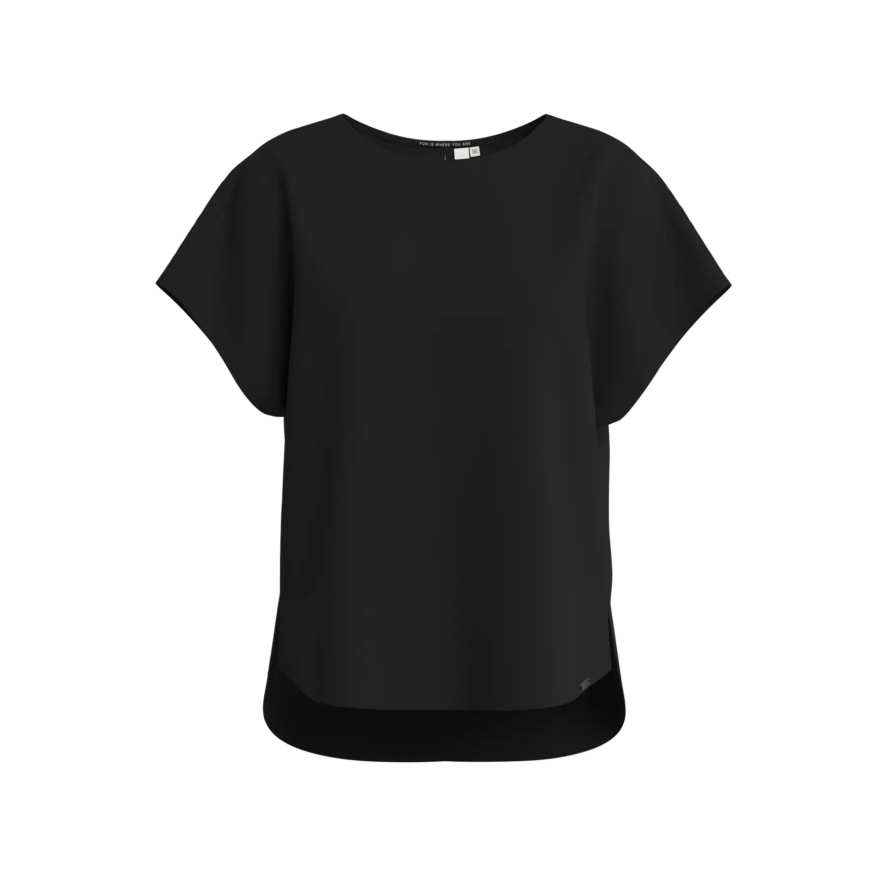 Blusa oversize in viscosa donna