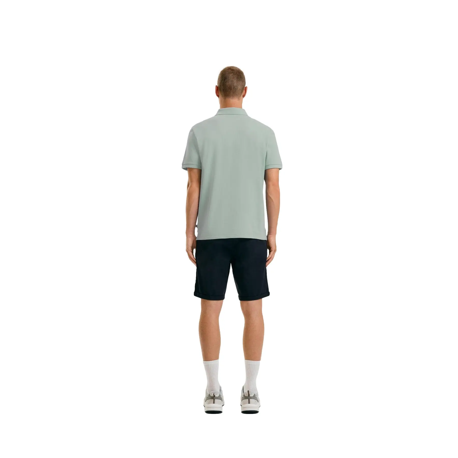 Polo in piqué single tuck QS