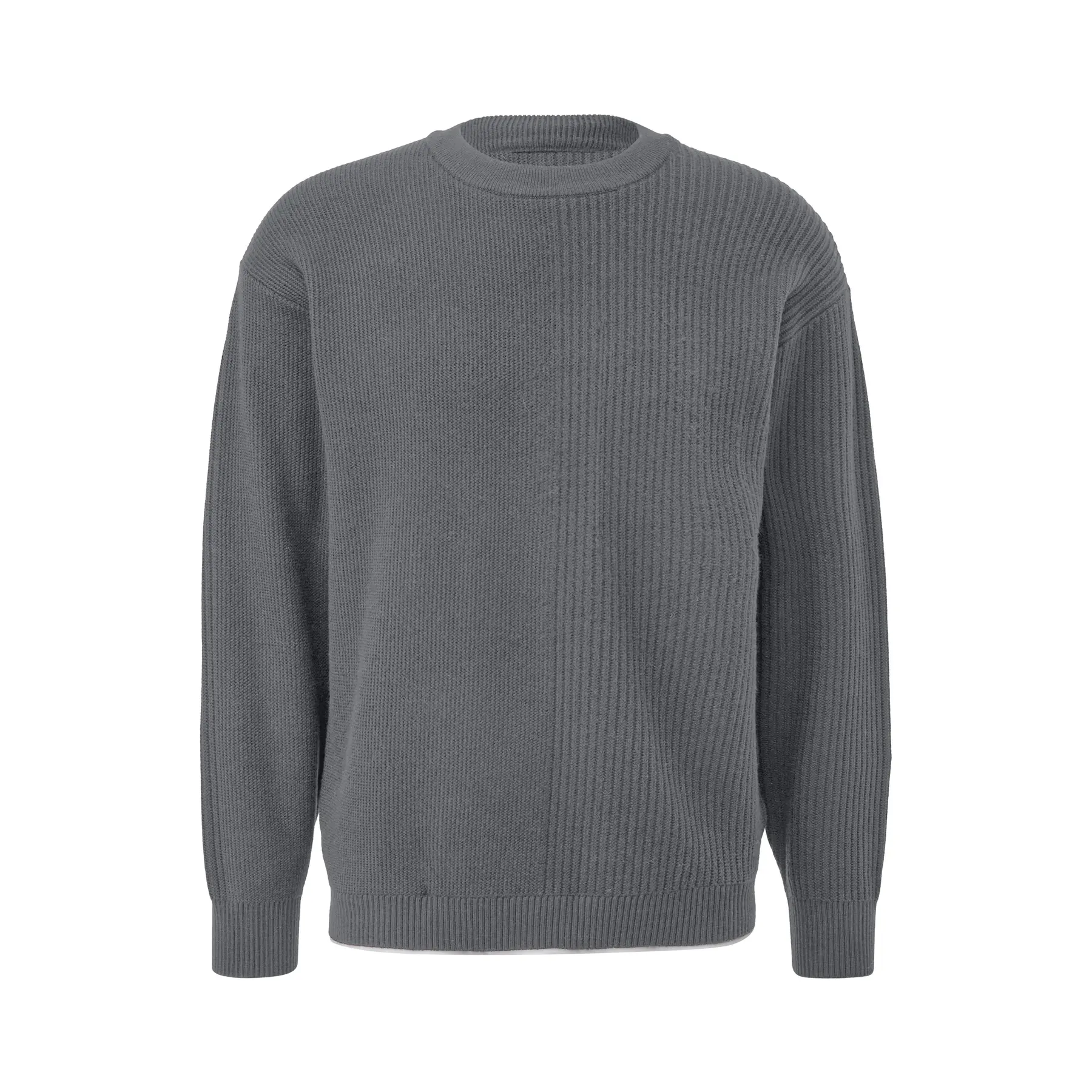 Pull mit geripptem Overlay QS
