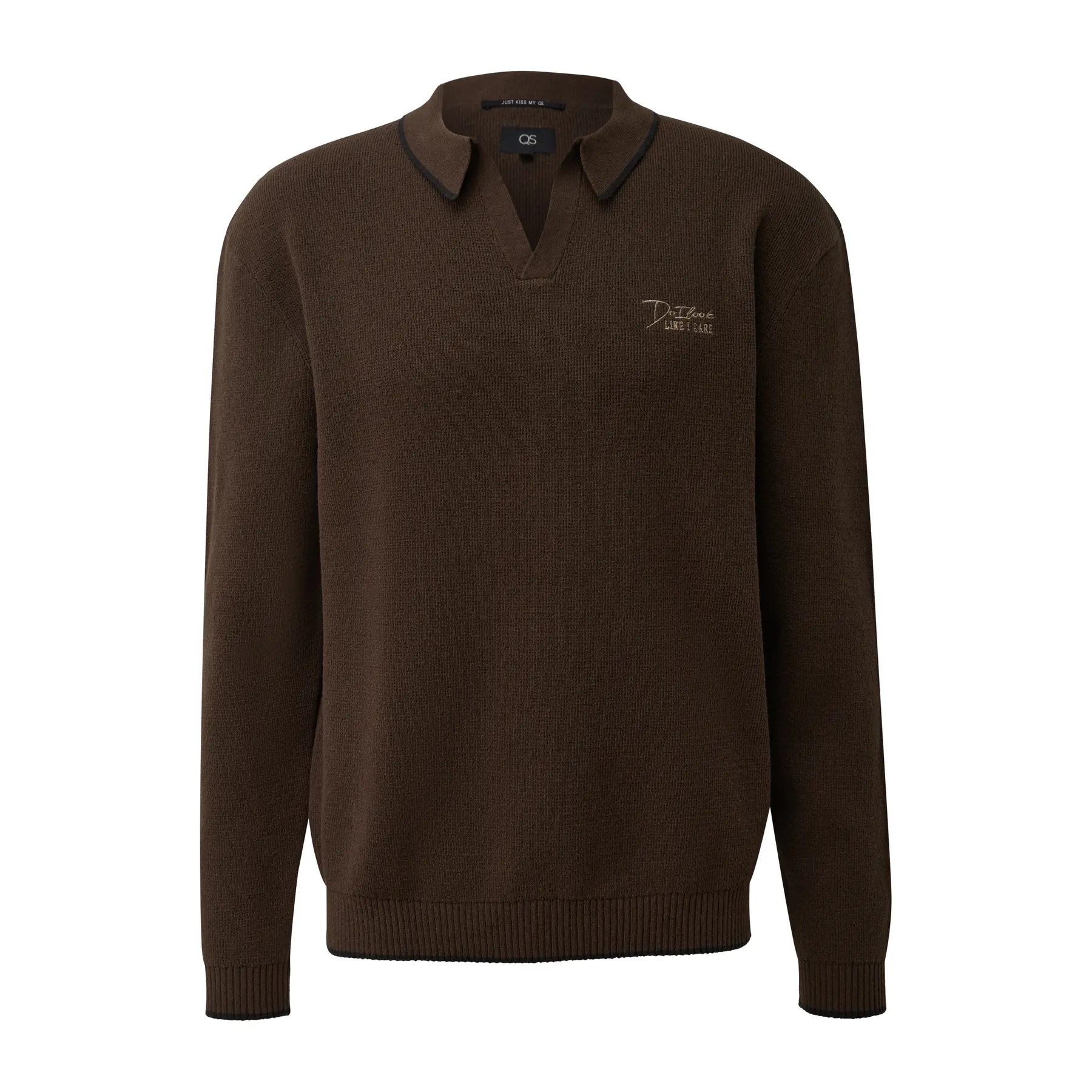 Pull aus Baumwoll-Crêpe QS Relaxed Fit