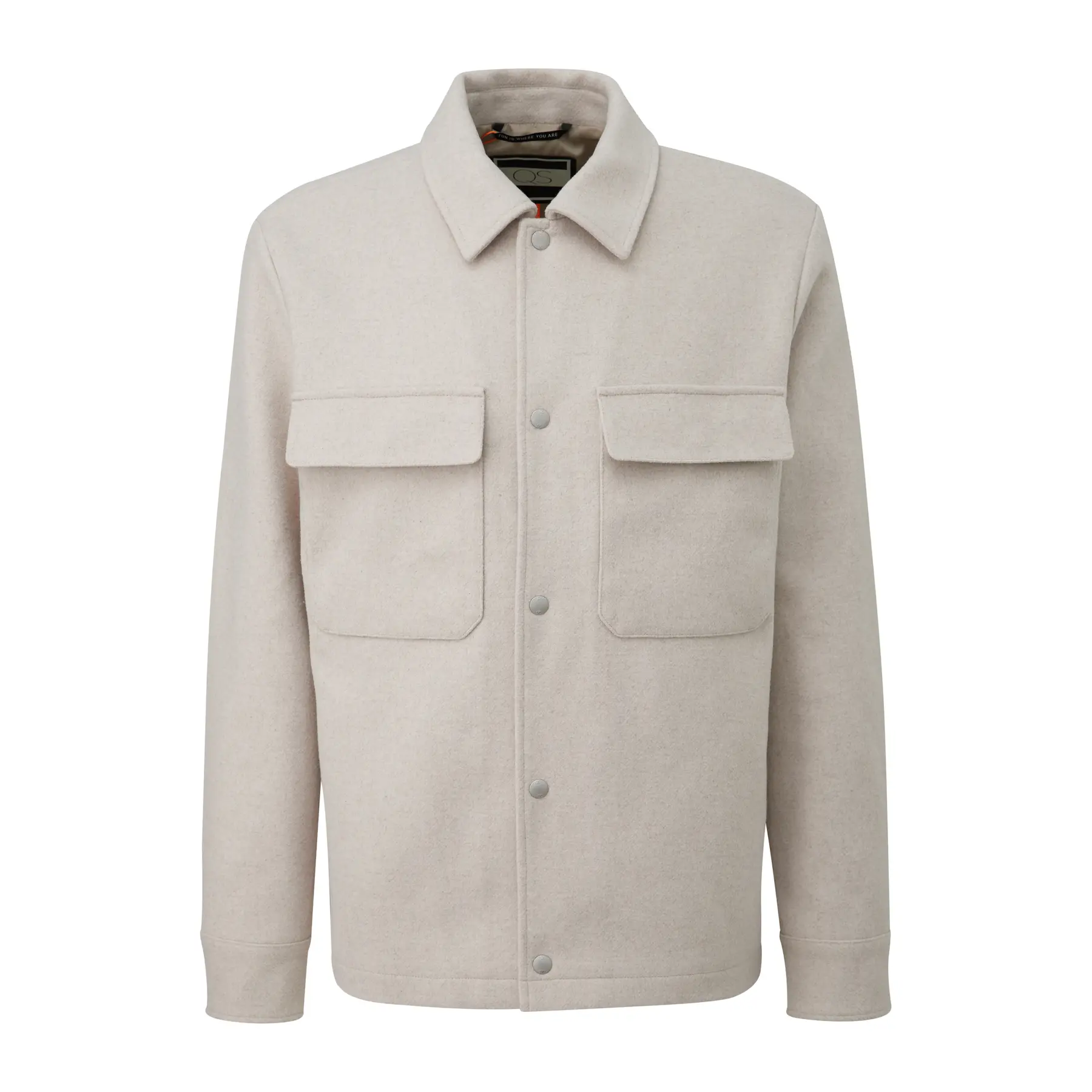 Gemischte Wolljacke QS