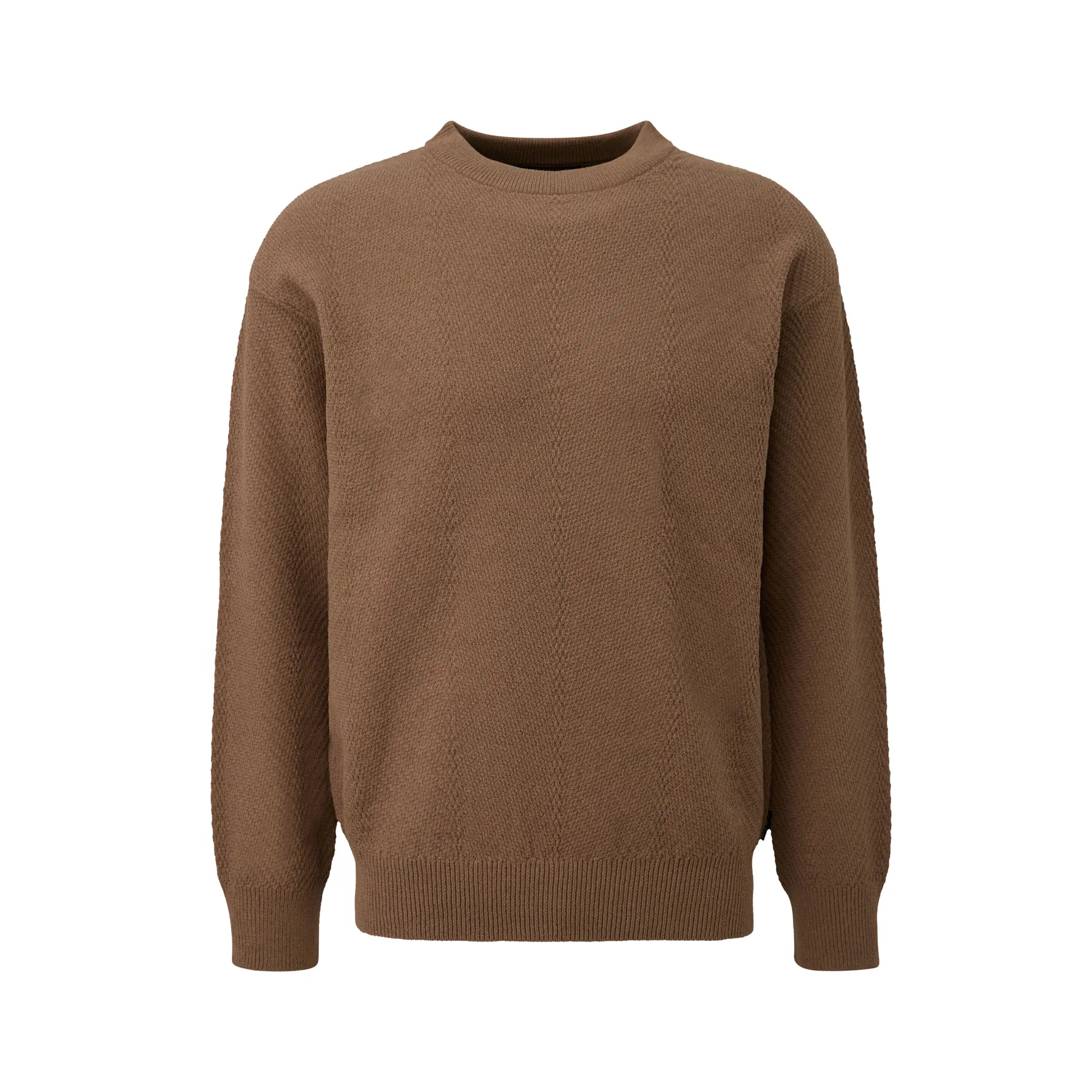 Maglione a maglia con motivo testurizzato QS