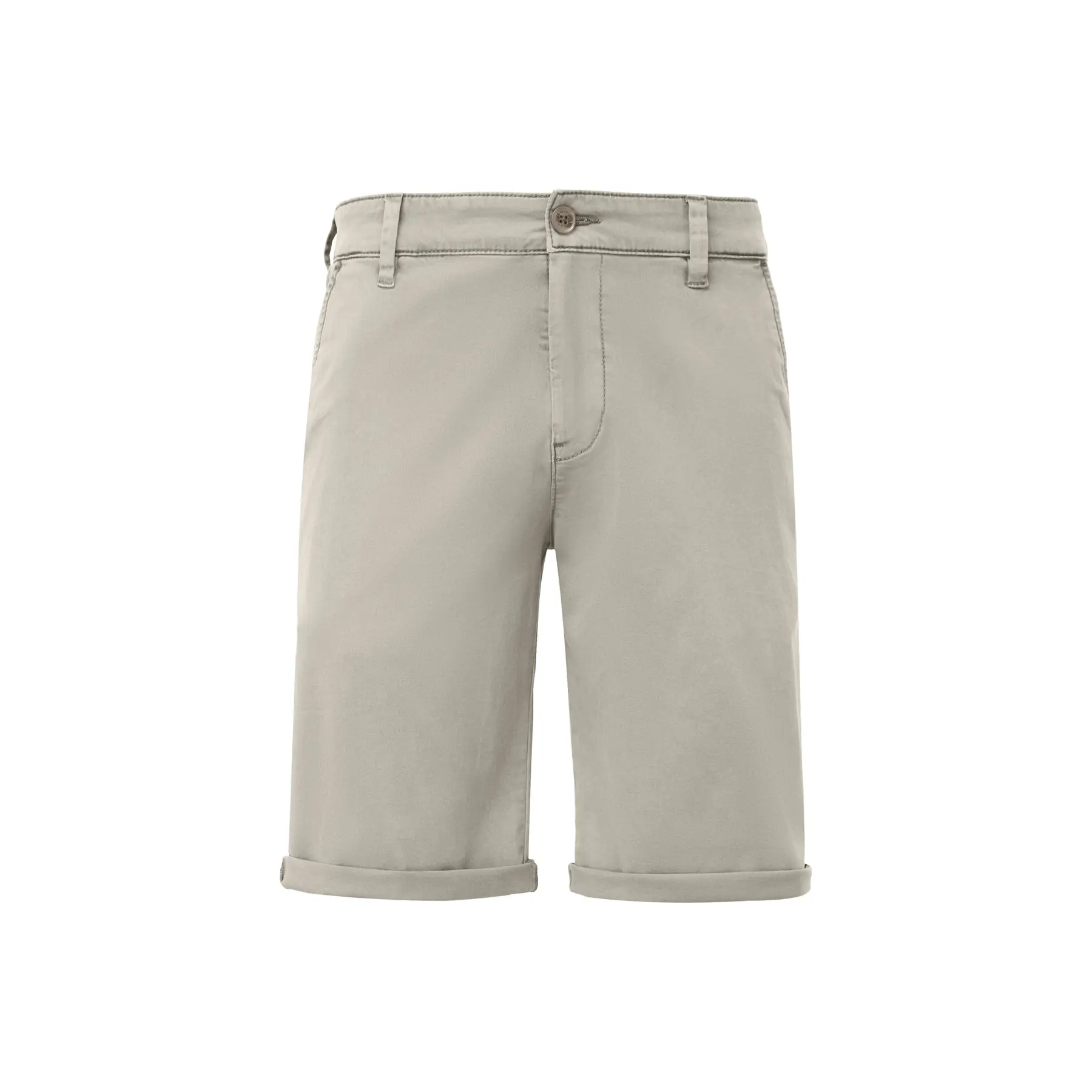 Bermuda in twill di cotone elasticizzato QS