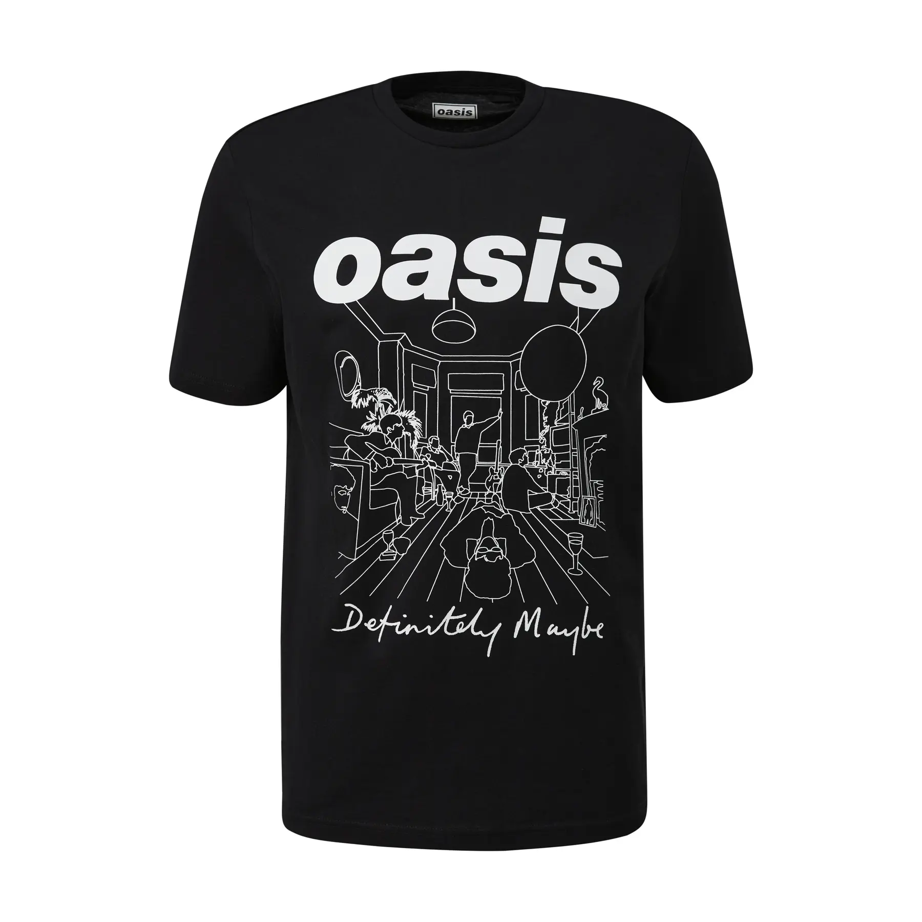 T-shirt stampato con il logo del gruppo Oasis® QS
