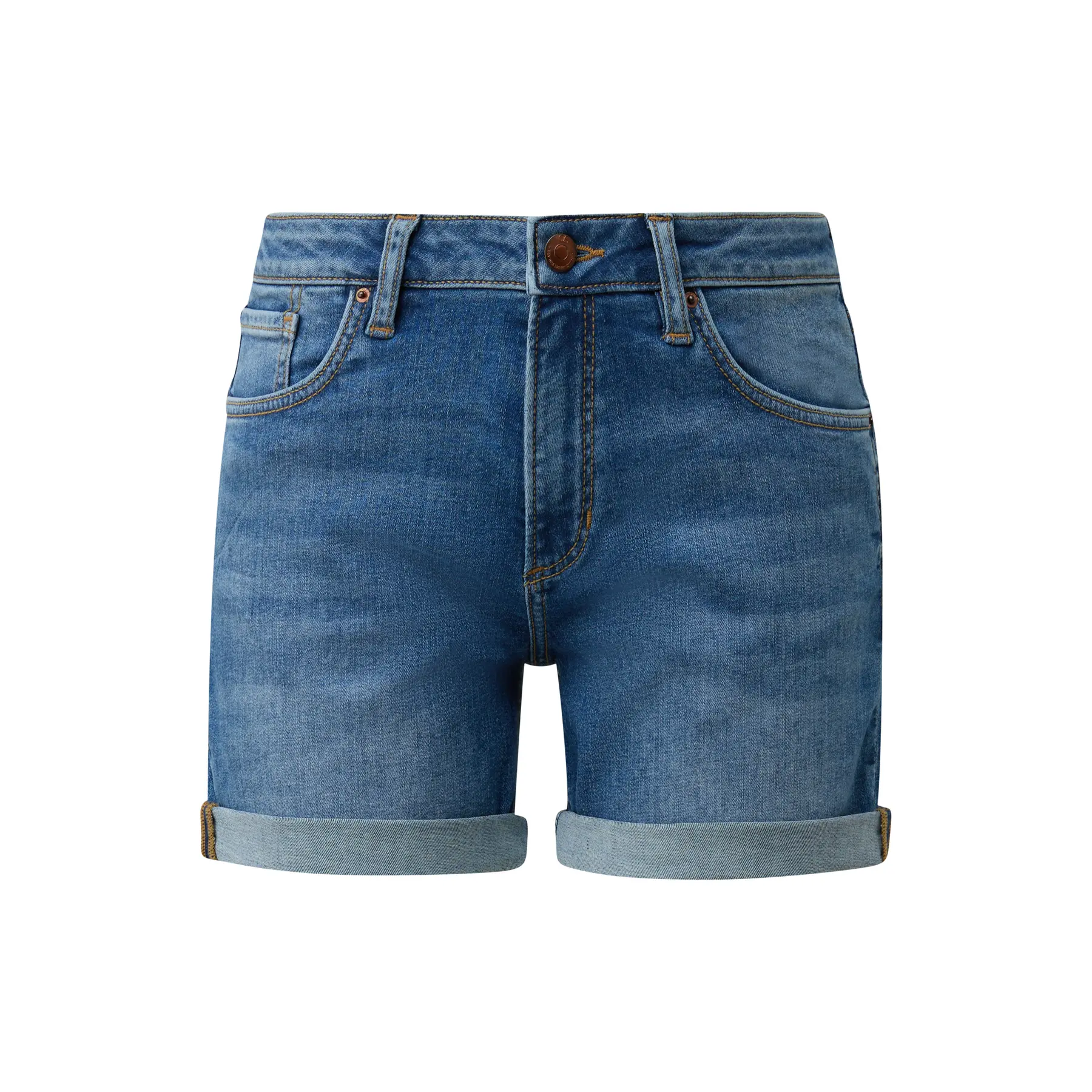 Short in denim a vita media donna QS Abby