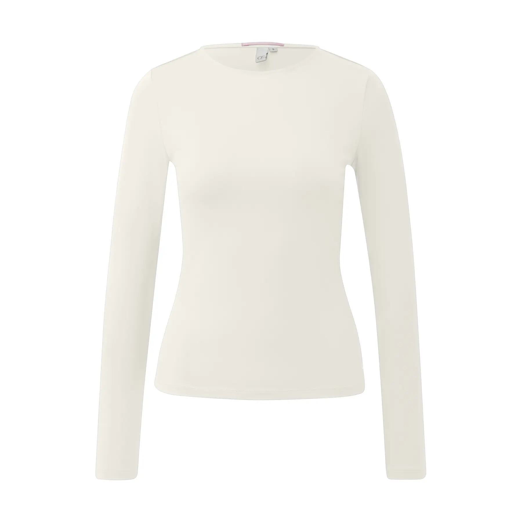 Basic Adjusted T-Shirt mit Rundhalsausschnitt für Frauen QS