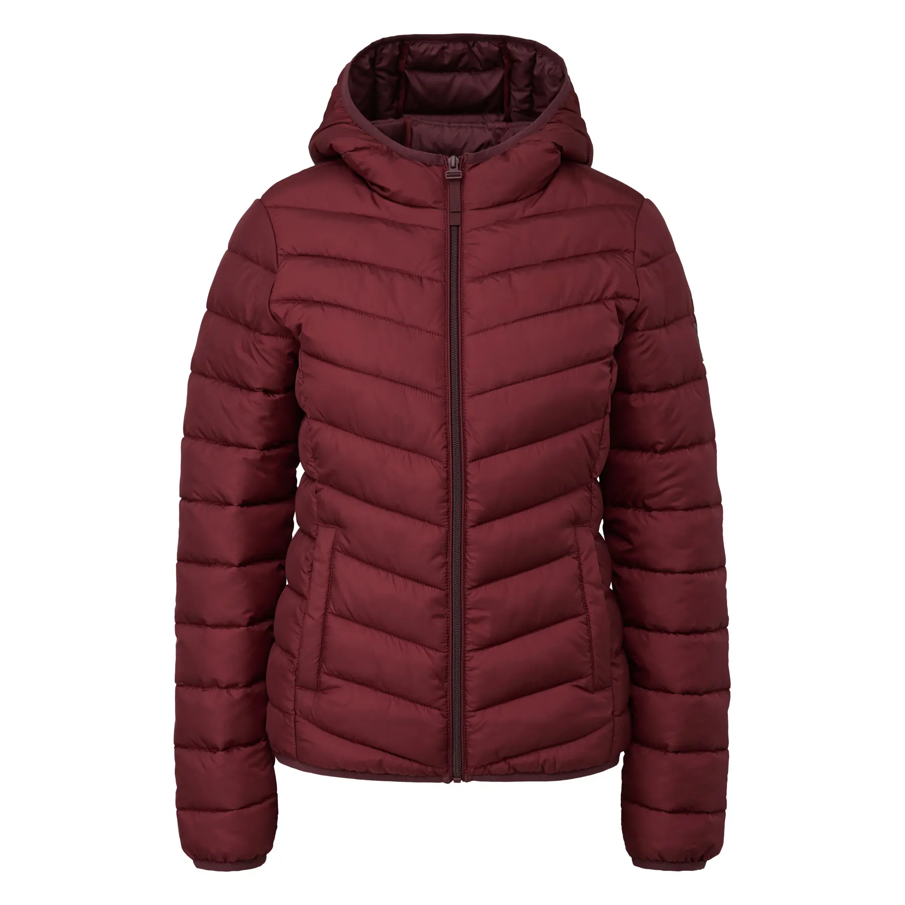 Giacca leggermente imbottita con cappuccio donna QS