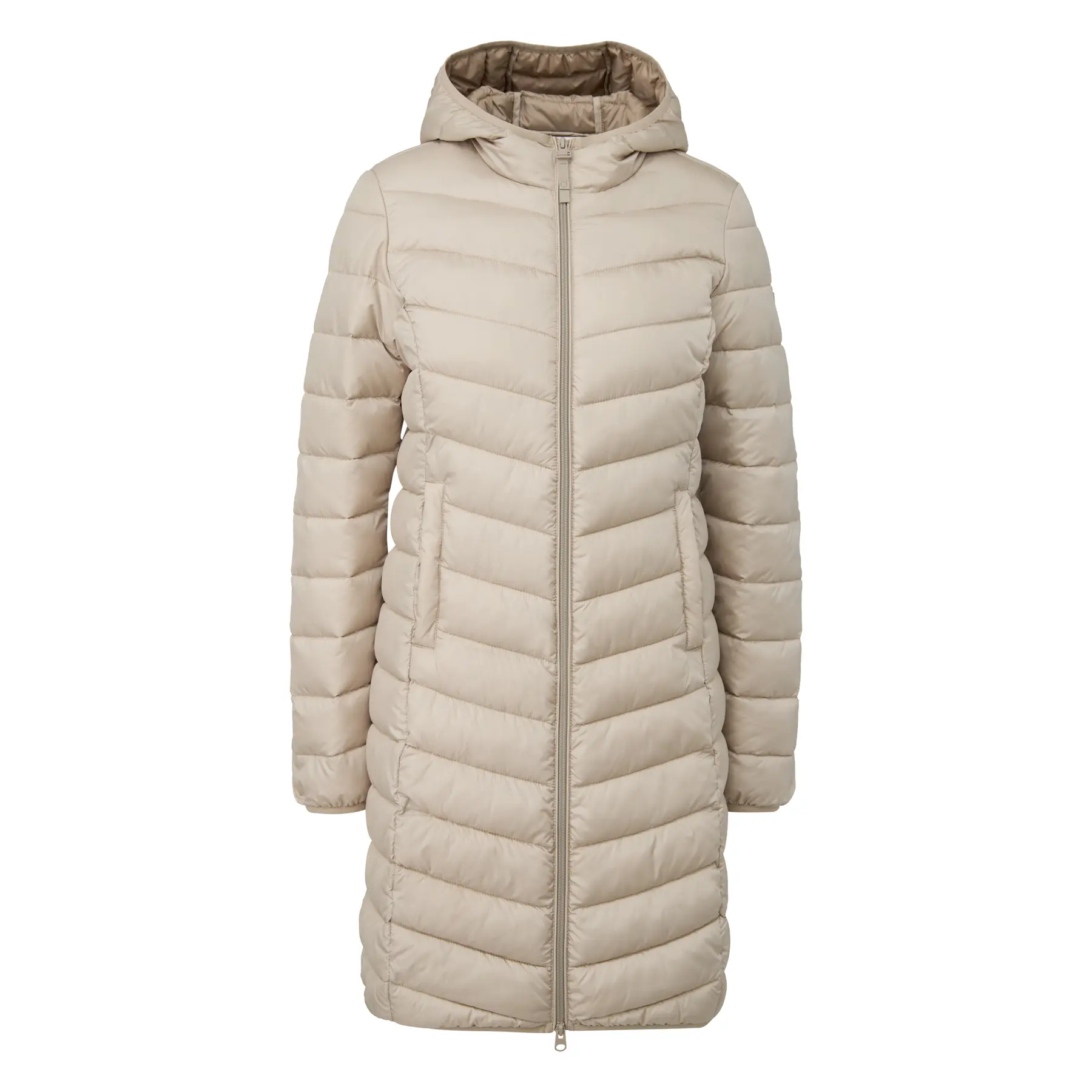 Giacca leggermente imbottita con cappuccio donna QS