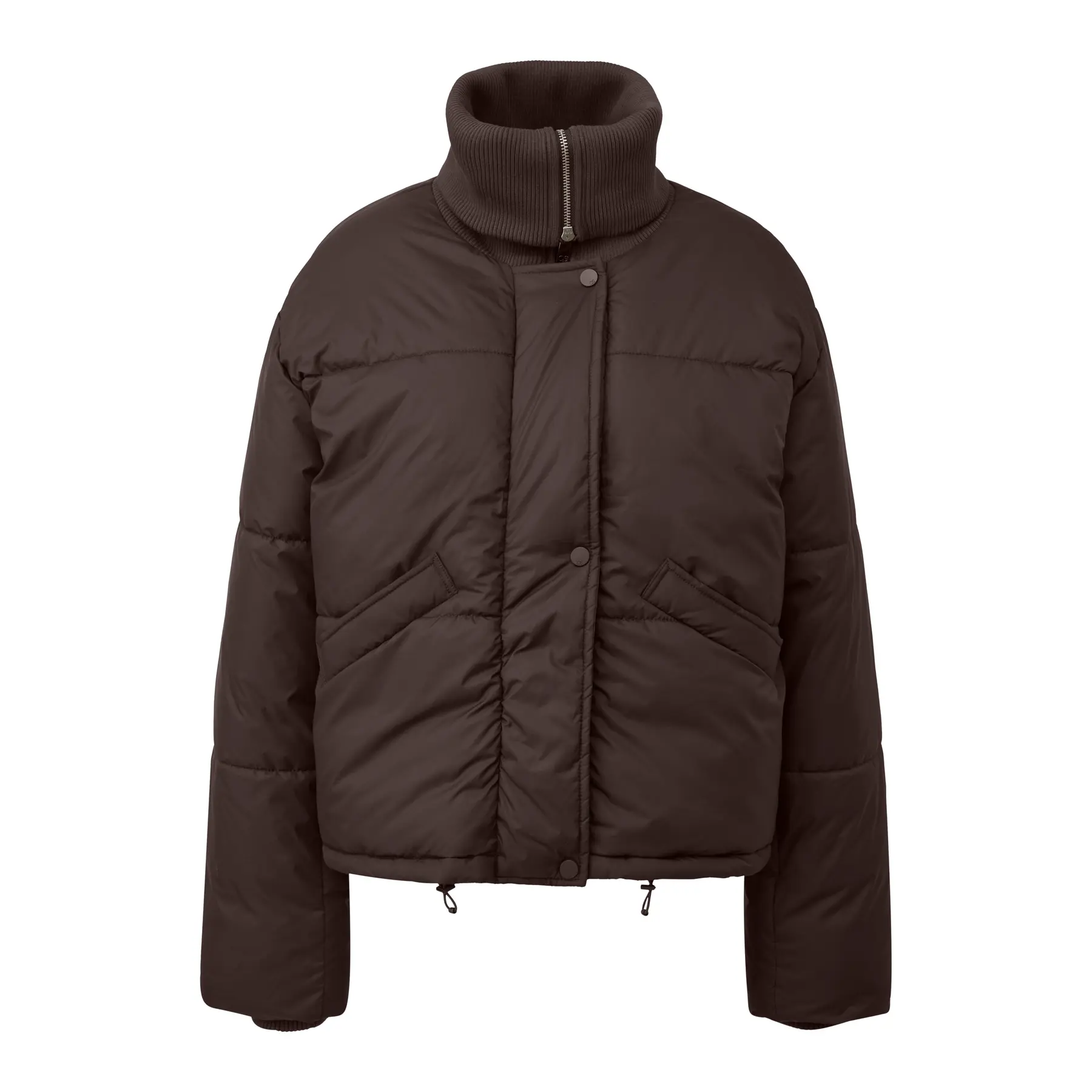 Doudoune Outdoor Mit Eingearbeitetem Strickkragen Damen QS