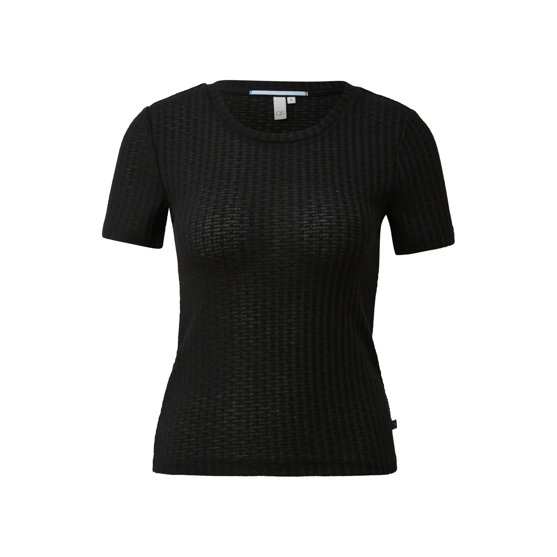 L leicht durchscheinendes Strickshirt für Damen QS