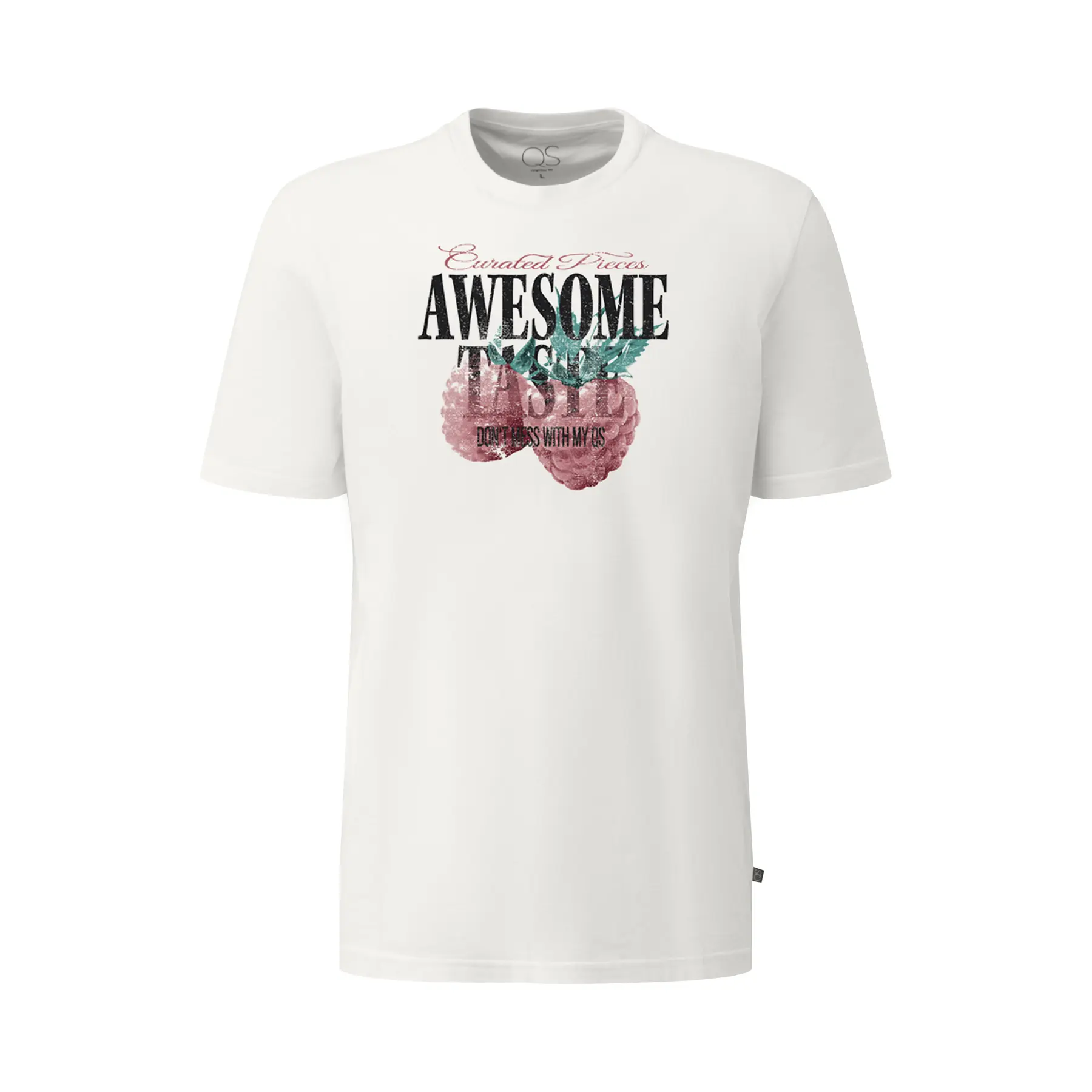 T-shirt Regular Fit con stampa frontale QS