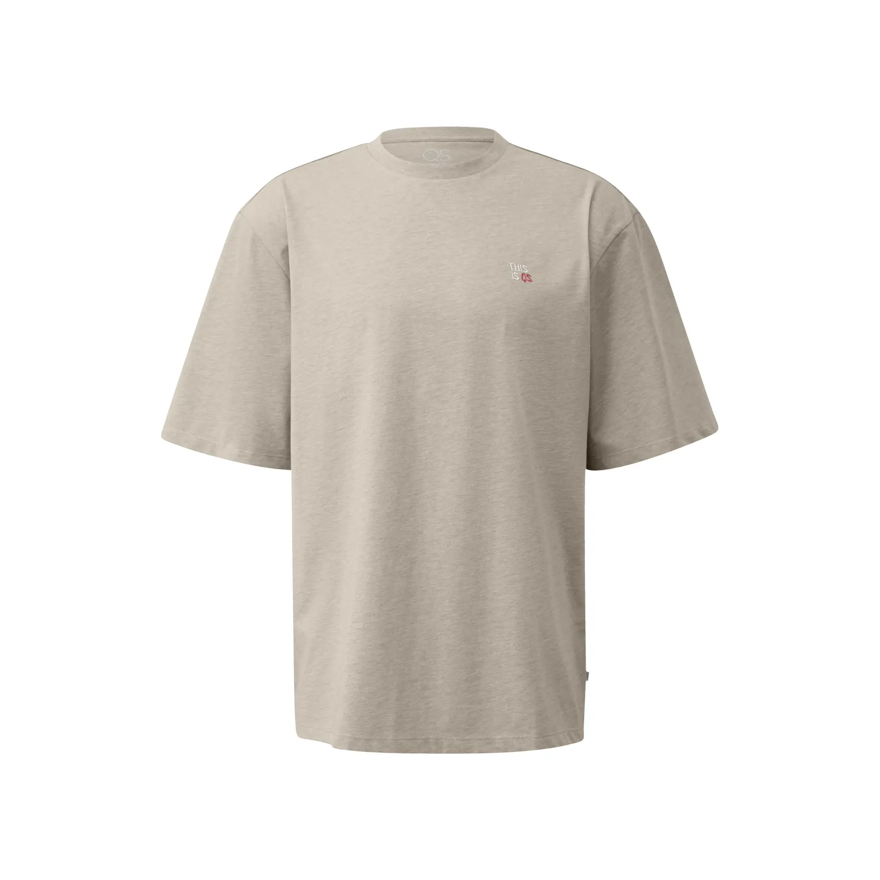 T-shirt Relaxed Fit in filo melange QS