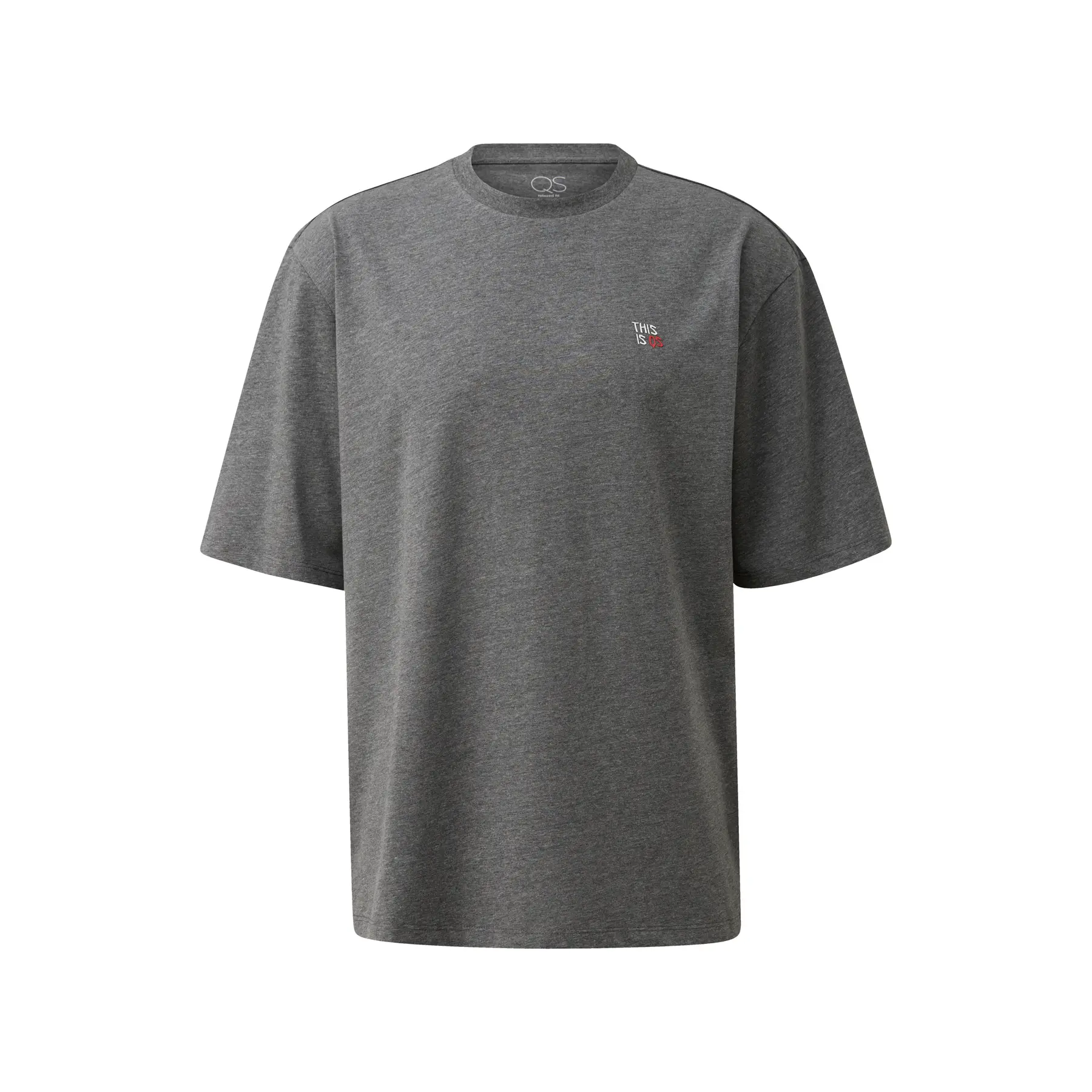 T-shirt Relaxed Fit in filo melange QS