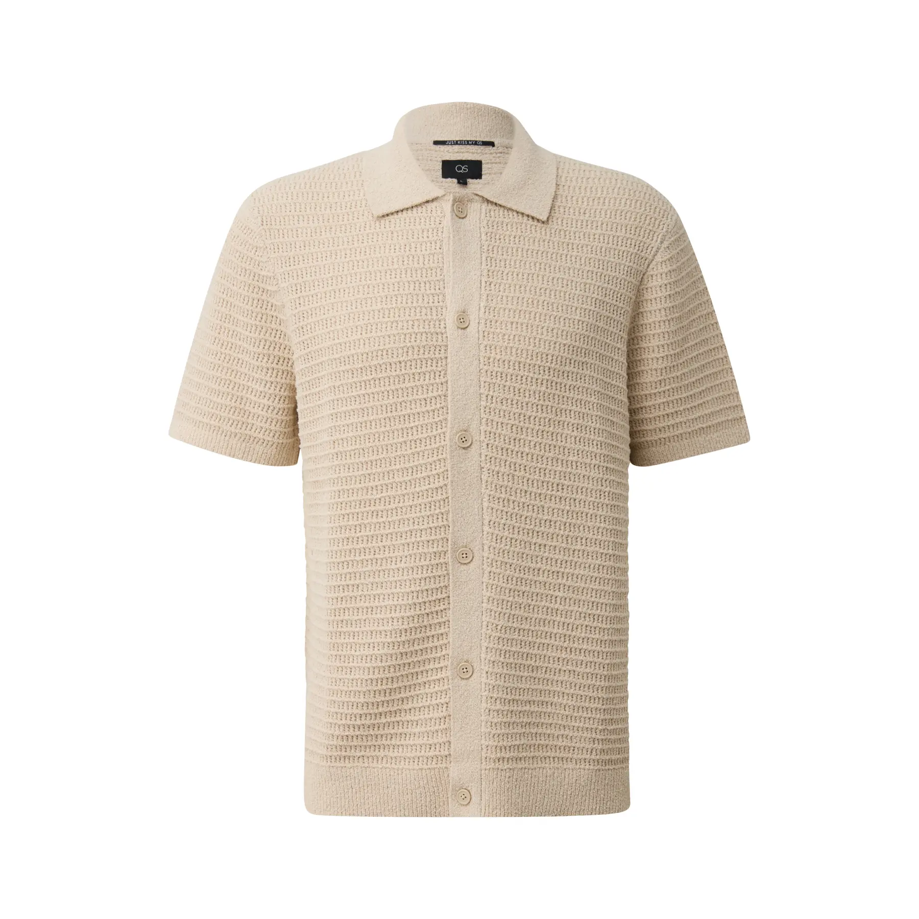 Pull in Maglia con Texture all'Uncinetto QS Relaxed Fit