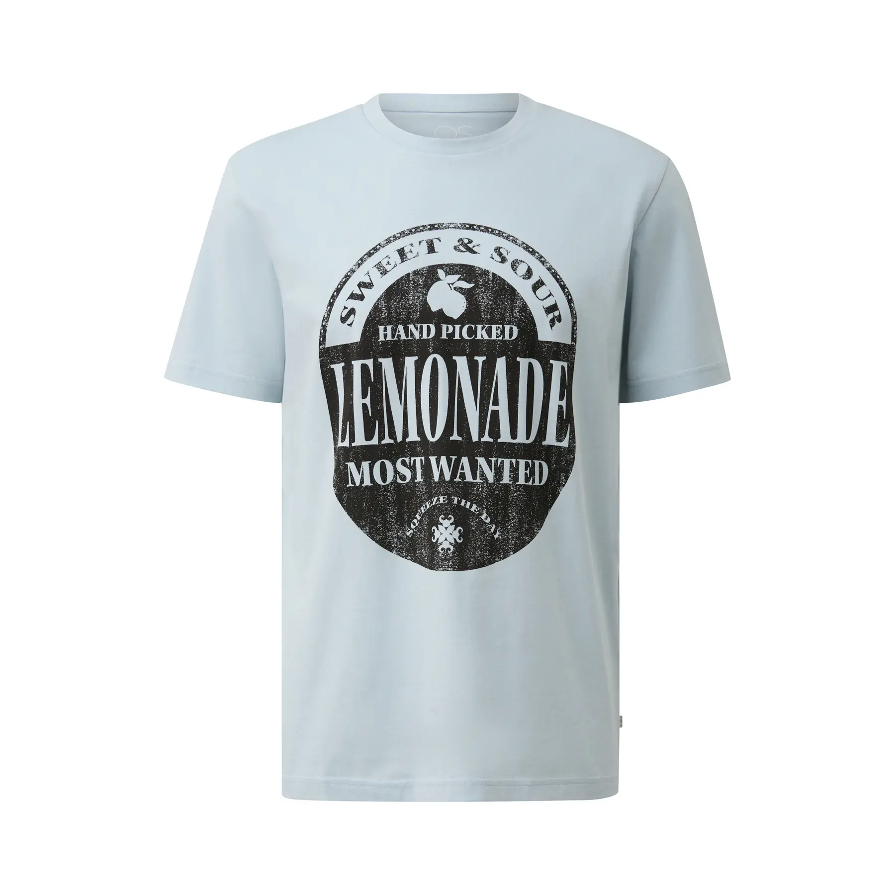 T-shirt con stampa frontale QS