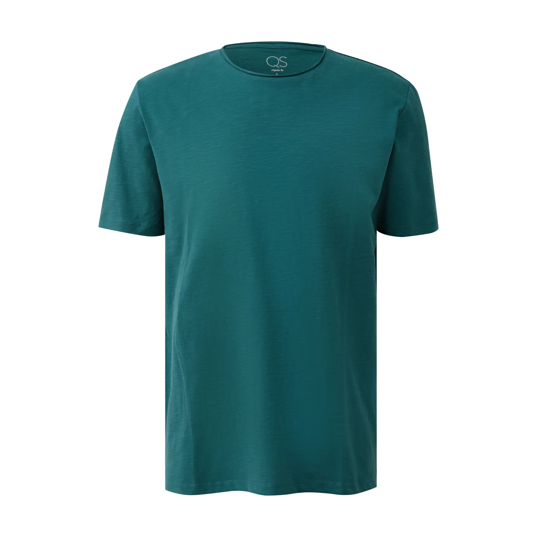 T-shirt con bordi arrotolati QS