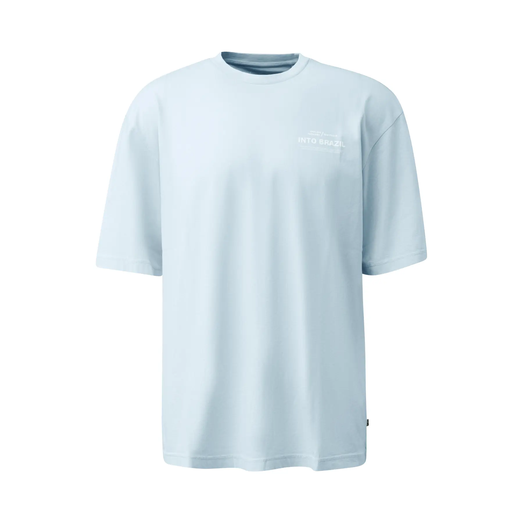 T-shirt Relaxed Fit lavato con stampa davanti e dietro QS