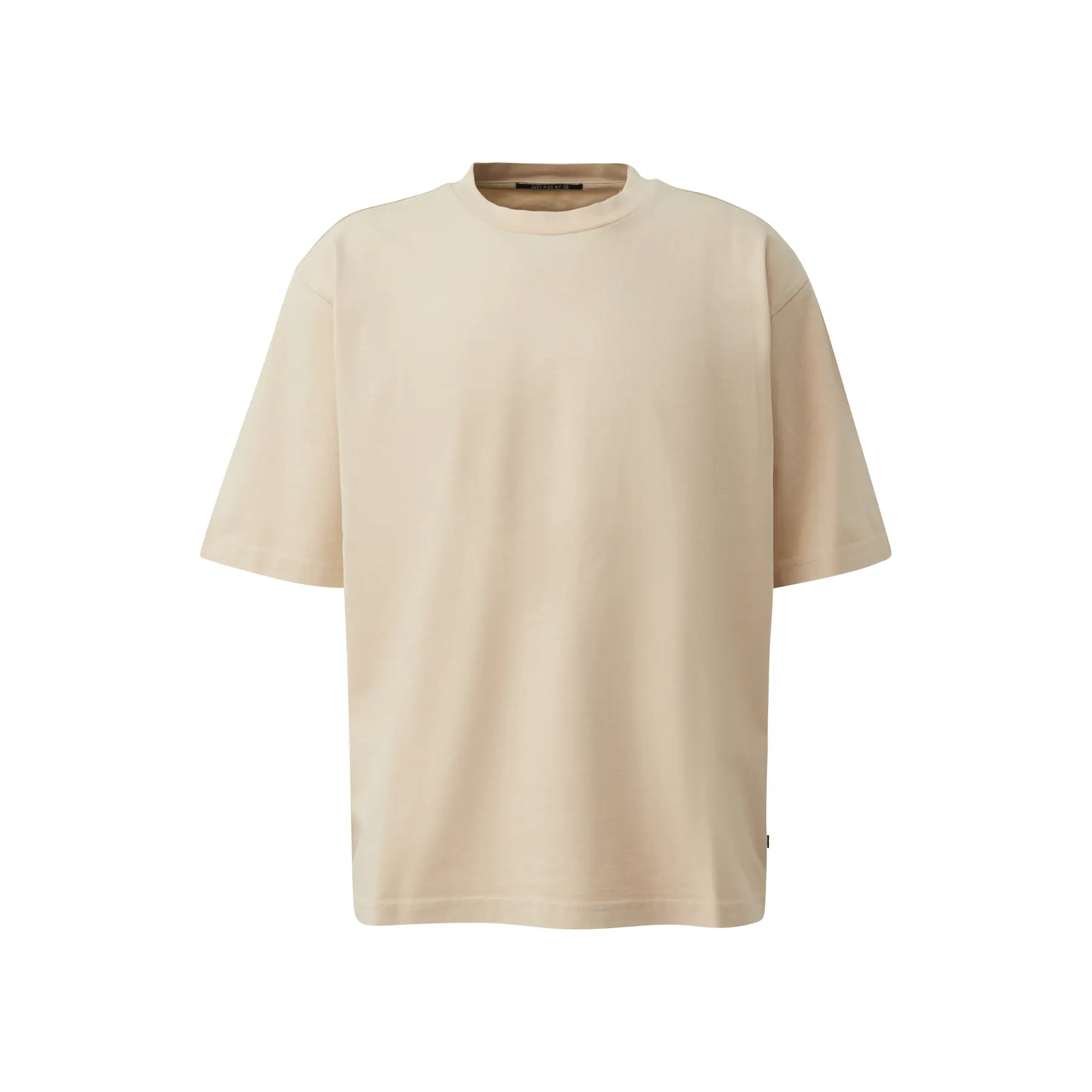T-shirt Relaxed Fit Lavato con Stampa sul Retro 2181091 QS