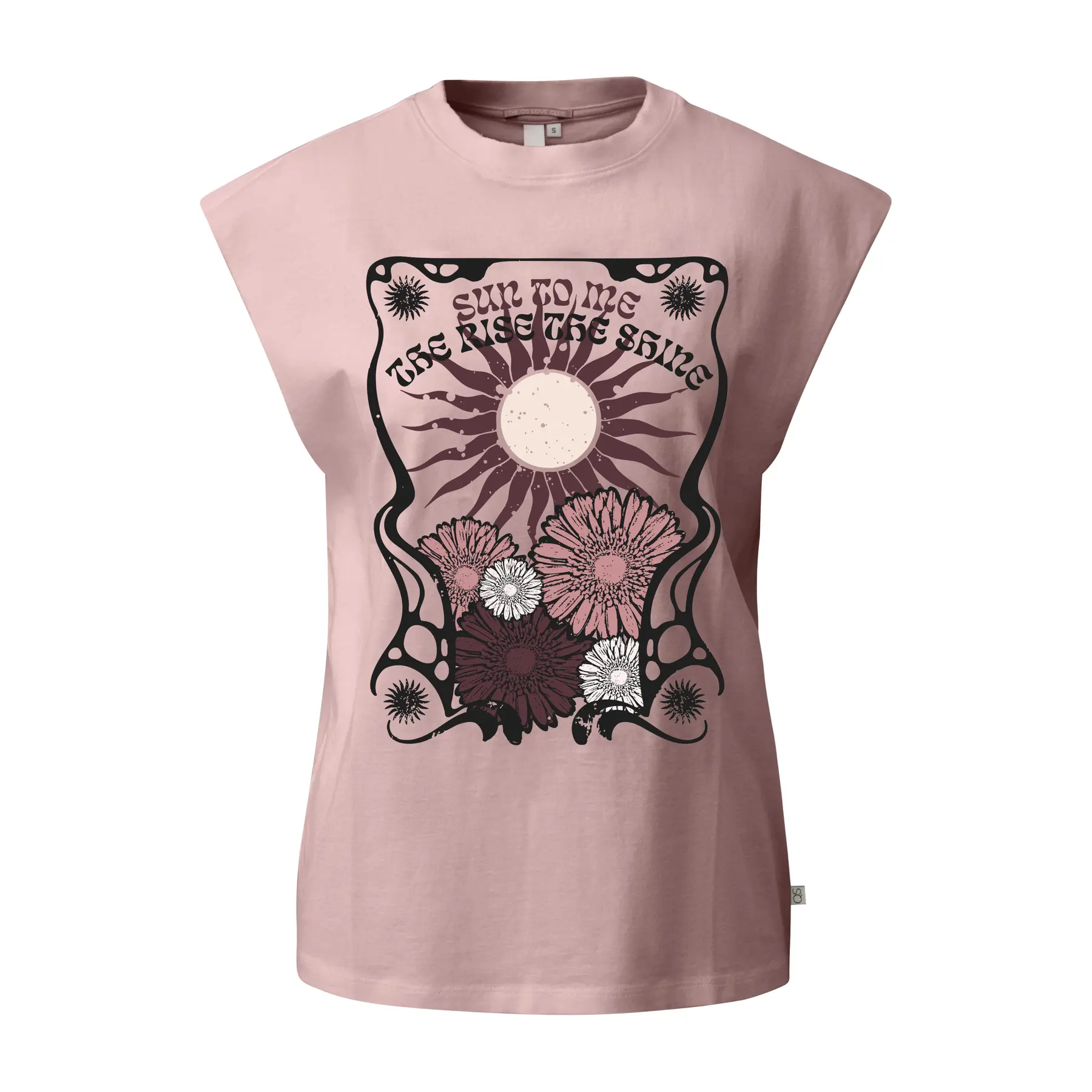 T-shirt Casual in Cotone con Stampa Frontale Donna QS