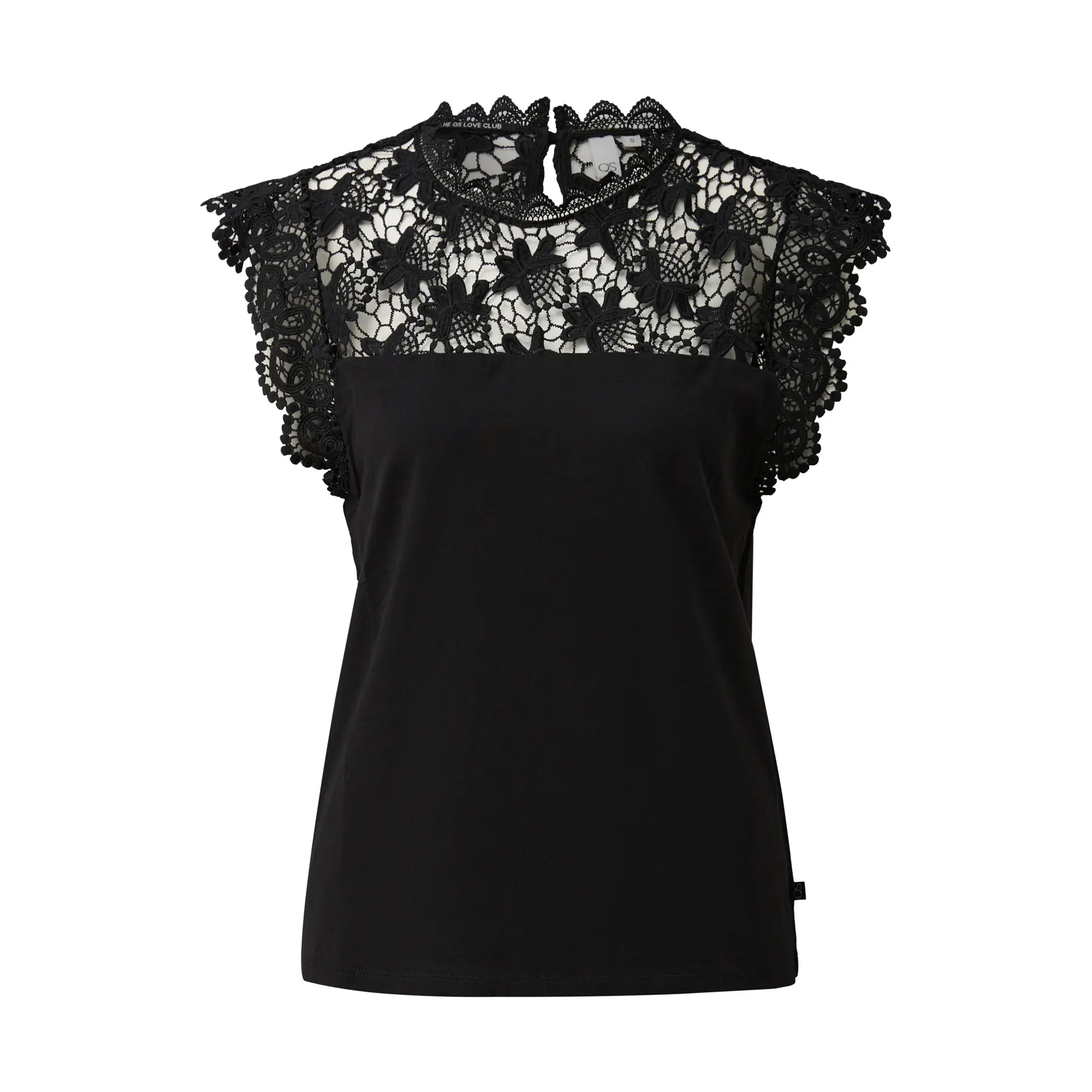 T-shirt da donna in pizzo QS