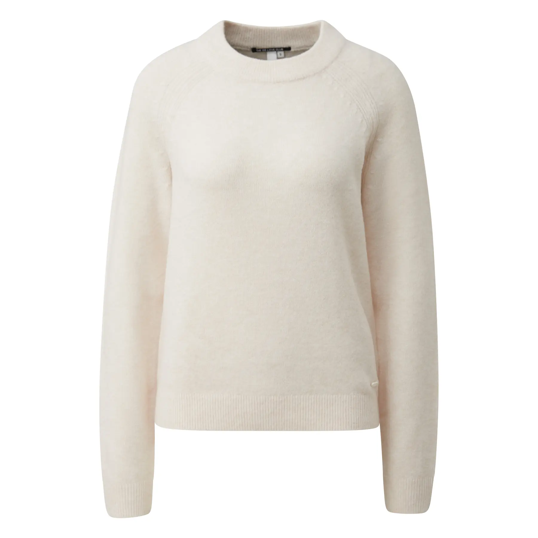 Maglione Basico Comodo con Maniche Raglan e Collo Rotondo Donna QS