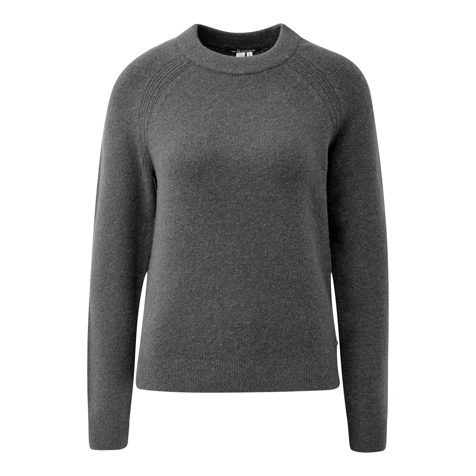 Maglione Basico Comodo con Maniche Raglan e Collo Rotondo Donna QS
