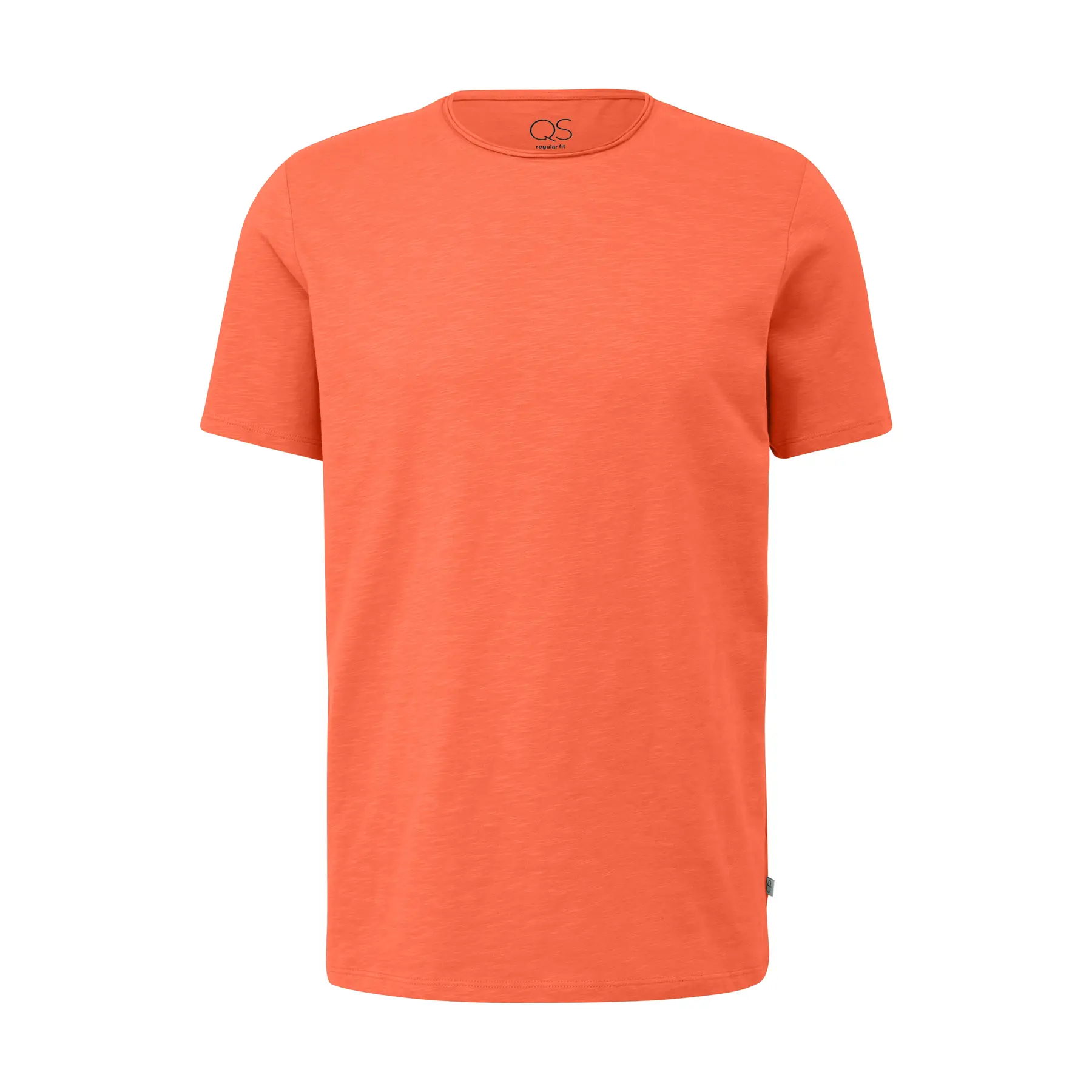 T-shirt con bordi arrotolati QS