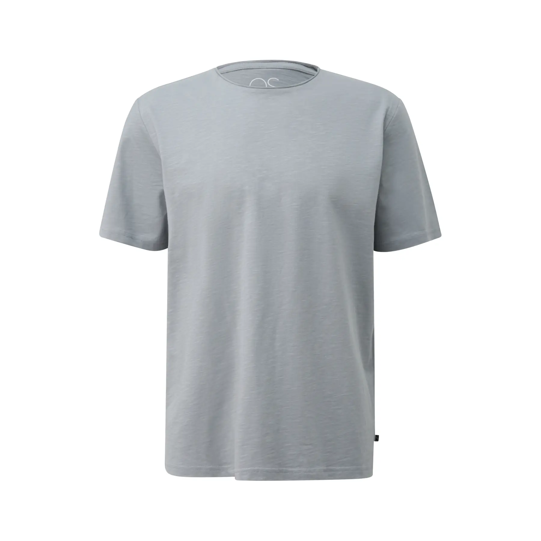 T-shirt con bordi arrotolati QS