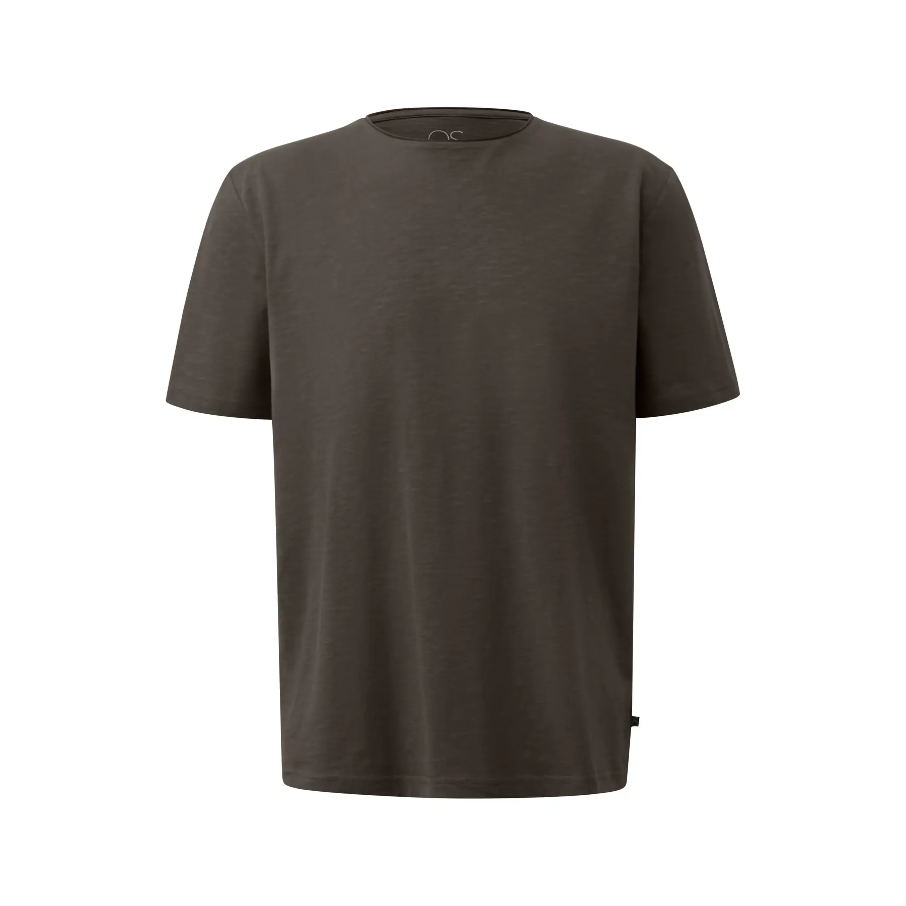 T-shirt con bordi arrotolati QS
