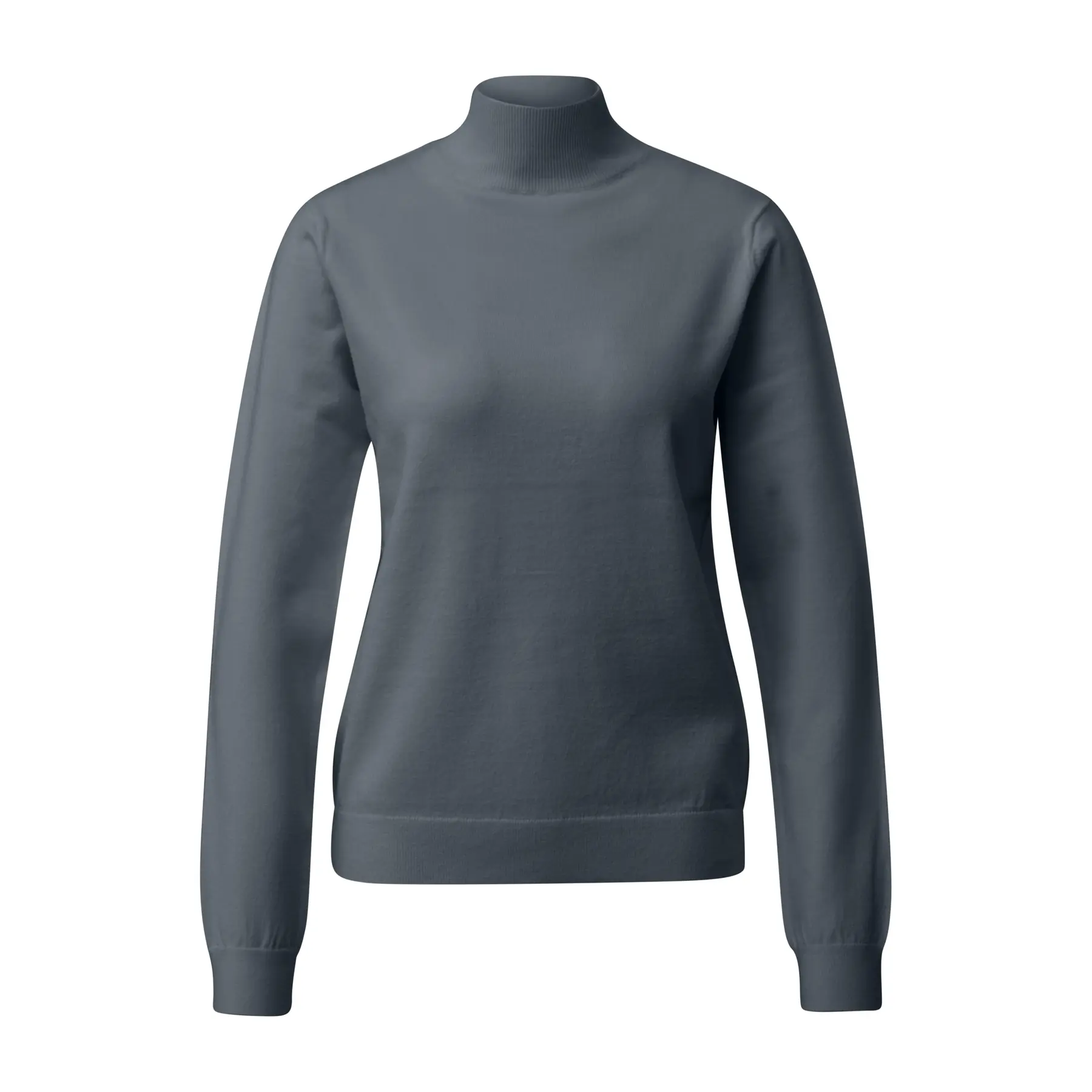 Pull in viscosa mista con col alto donna QS