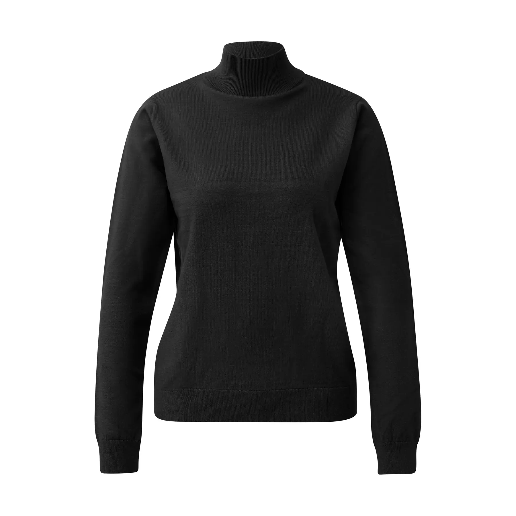 Pull in viscosa mista con col alto donna