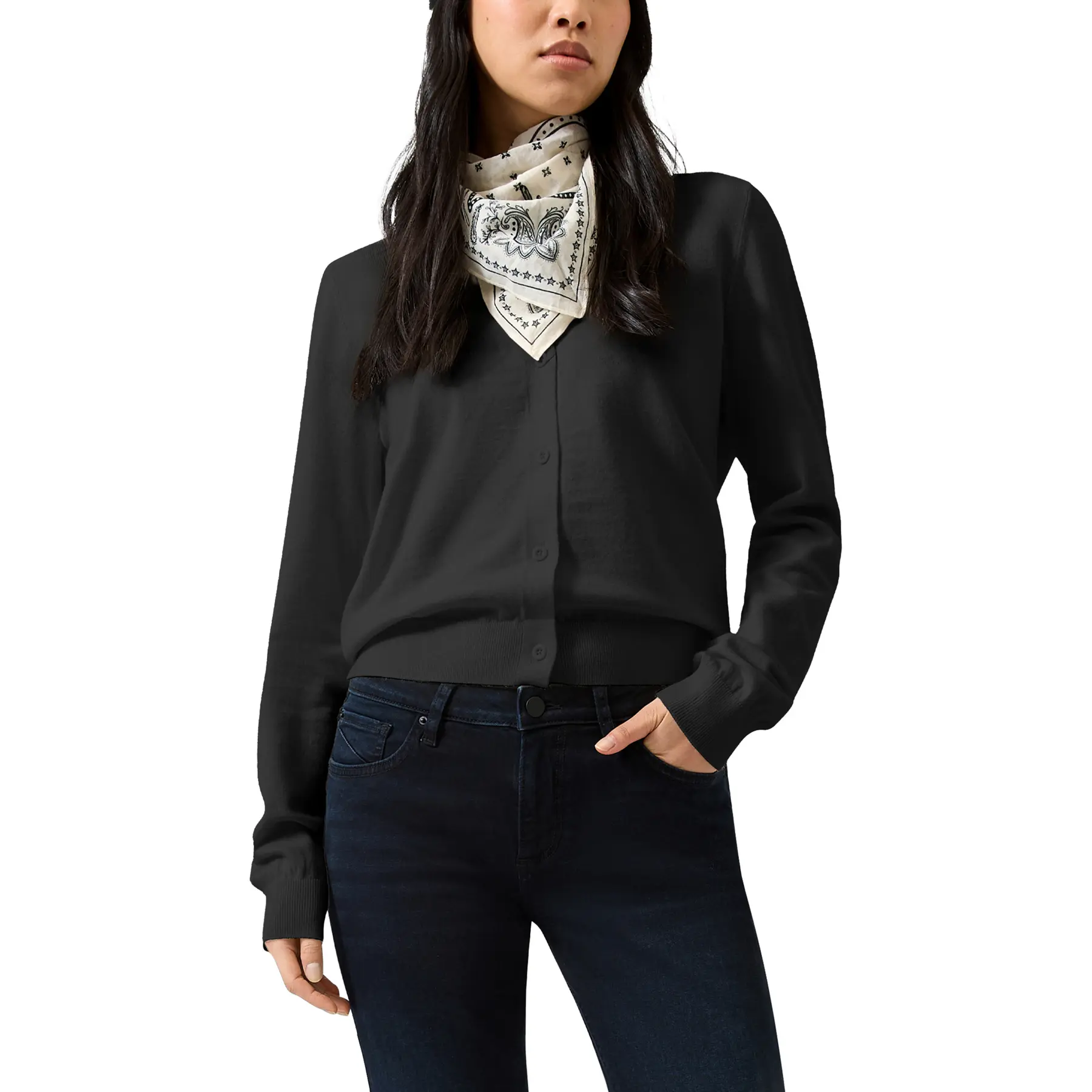 Cardigan in viscosa mista donna