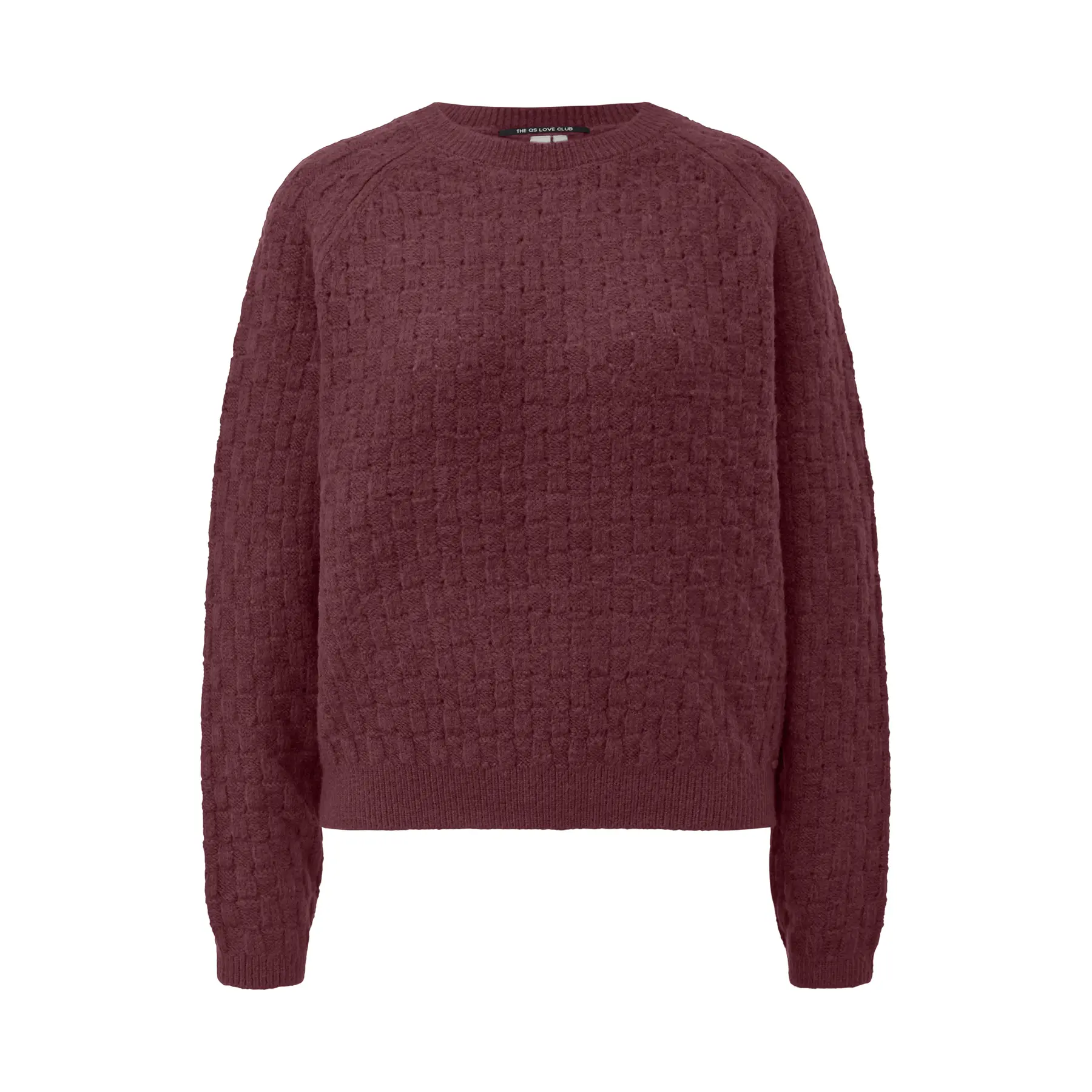 Frauen Pull Raglan Sehr Weich Mit Vorgegebenem Strickmuster QS