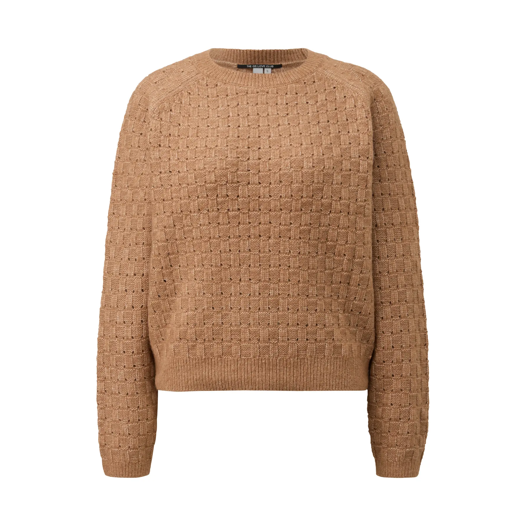 Frauen Pull Raglan Sehr Weich Mit Vorgegebenem Strickmuster QS
