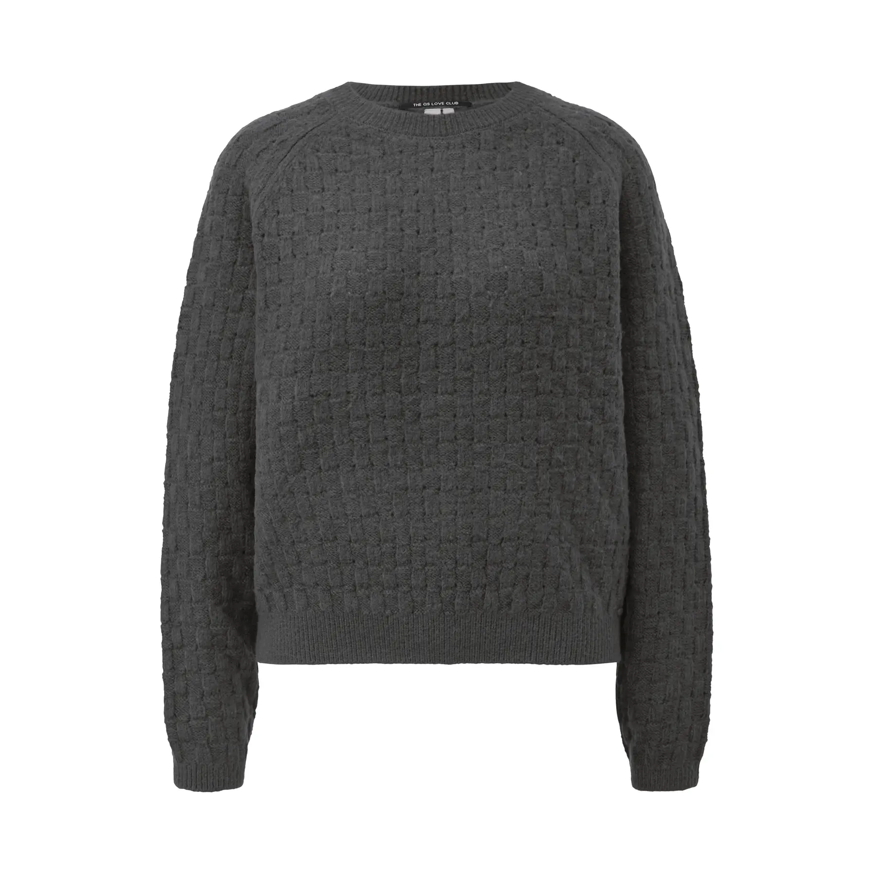 Frauen Pull Raglan Sehr Weich Mit Vorgegebenem Strickmuster QS
