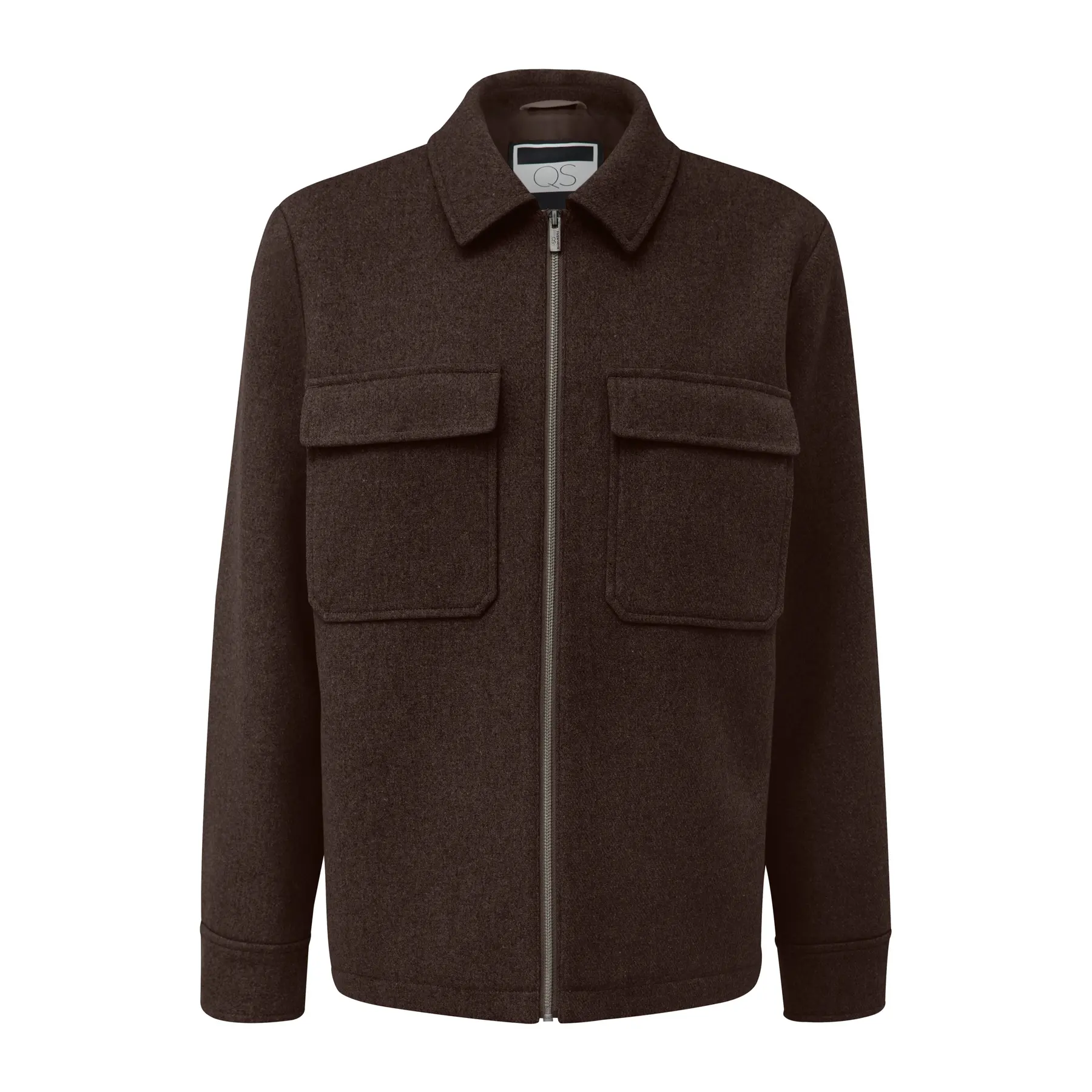 Gemischte Wolljacke QS