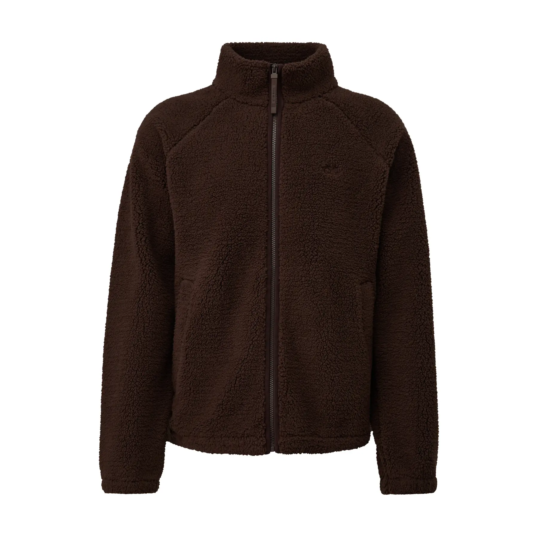 Teddy-Fleece mit besticktem Logo QS