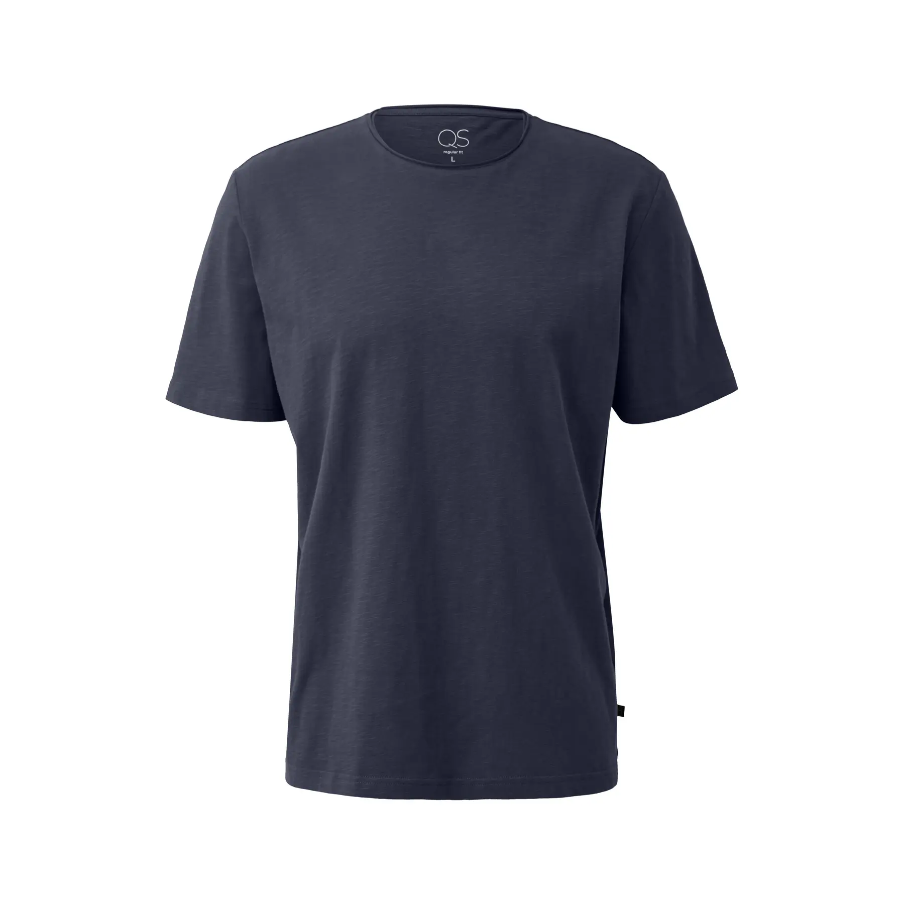 T-shirt con bordi arrotolati QS