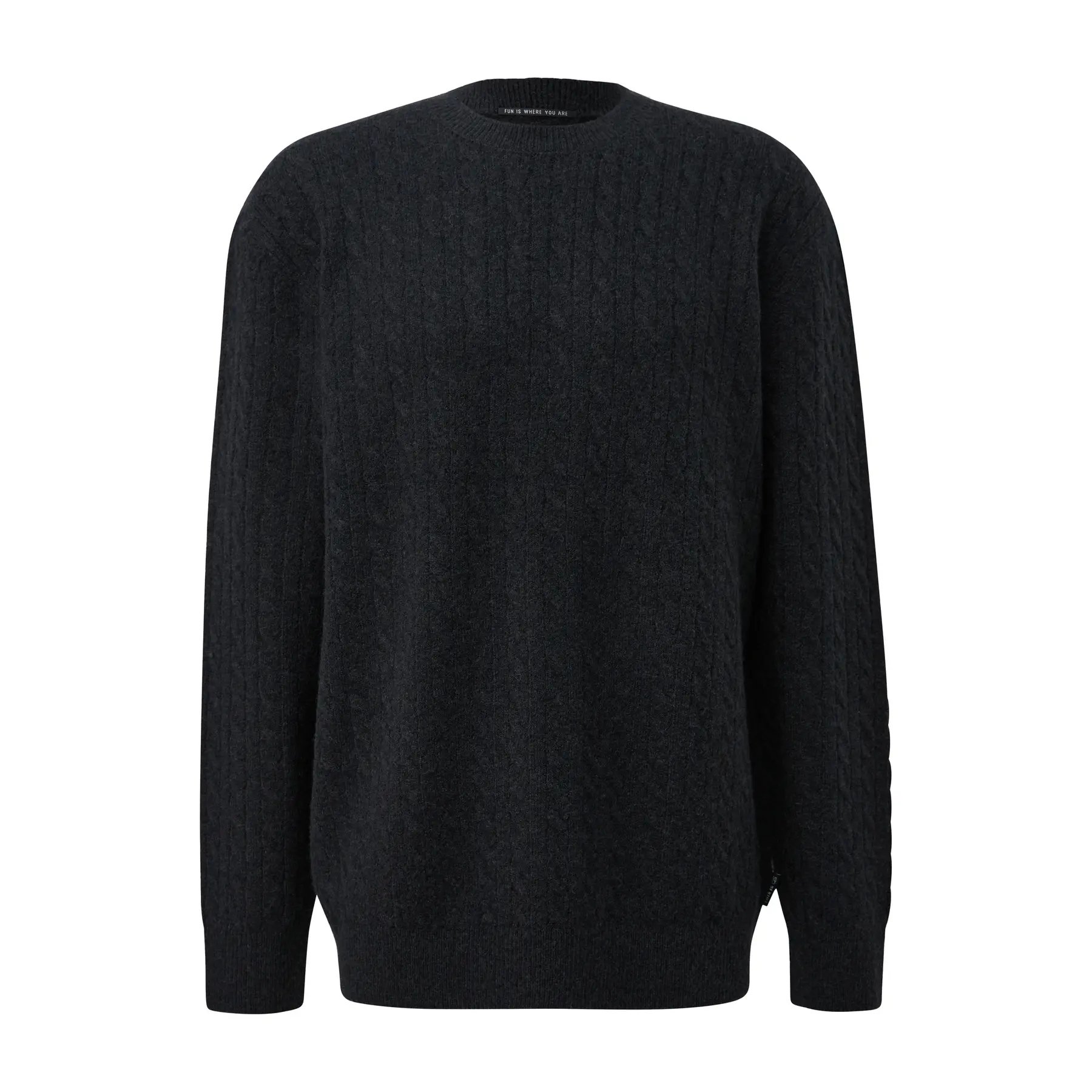 Maglione in Maglia Taglio Relaxed Fit QS