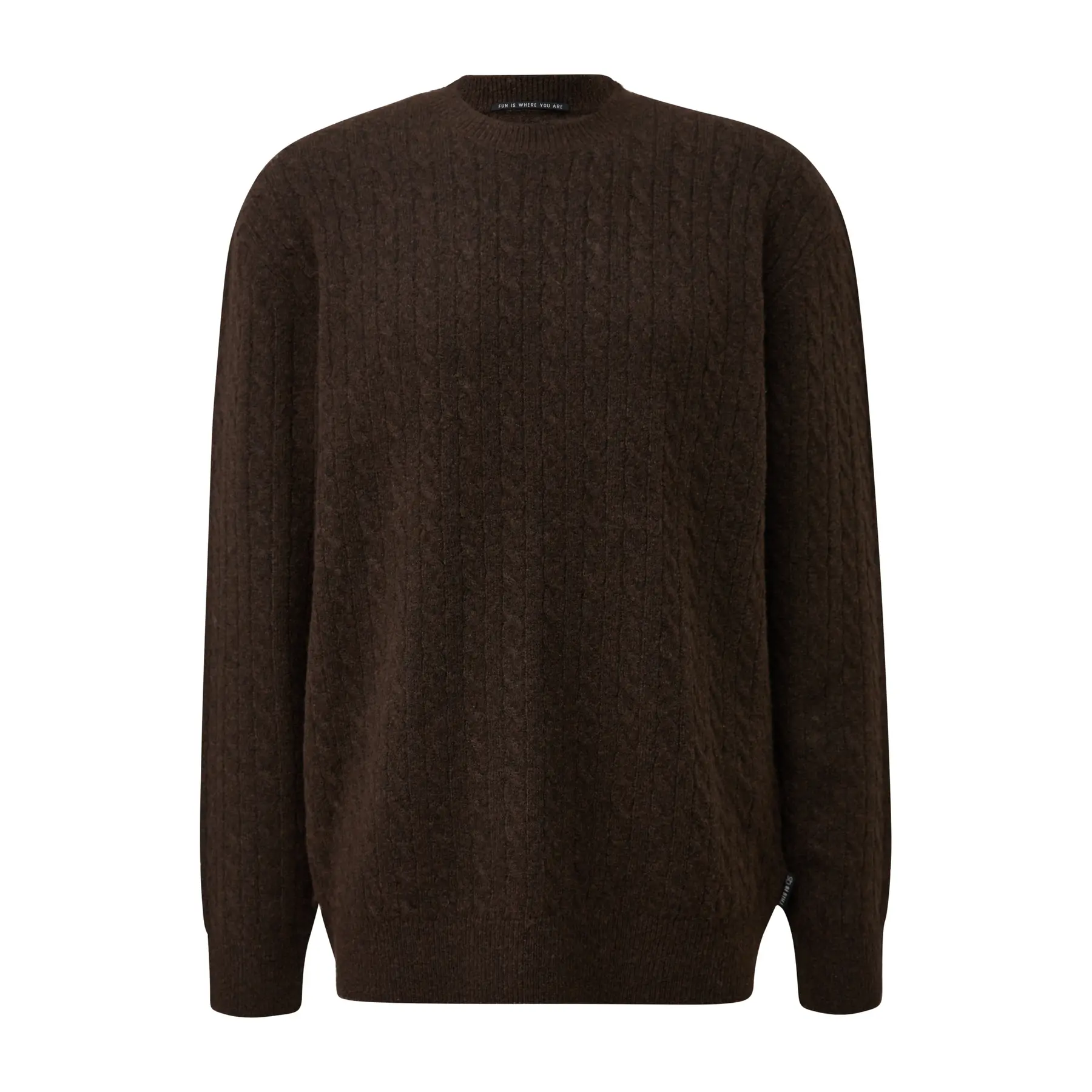 Maglione in Maglia Taglio Relaxed Fit QS